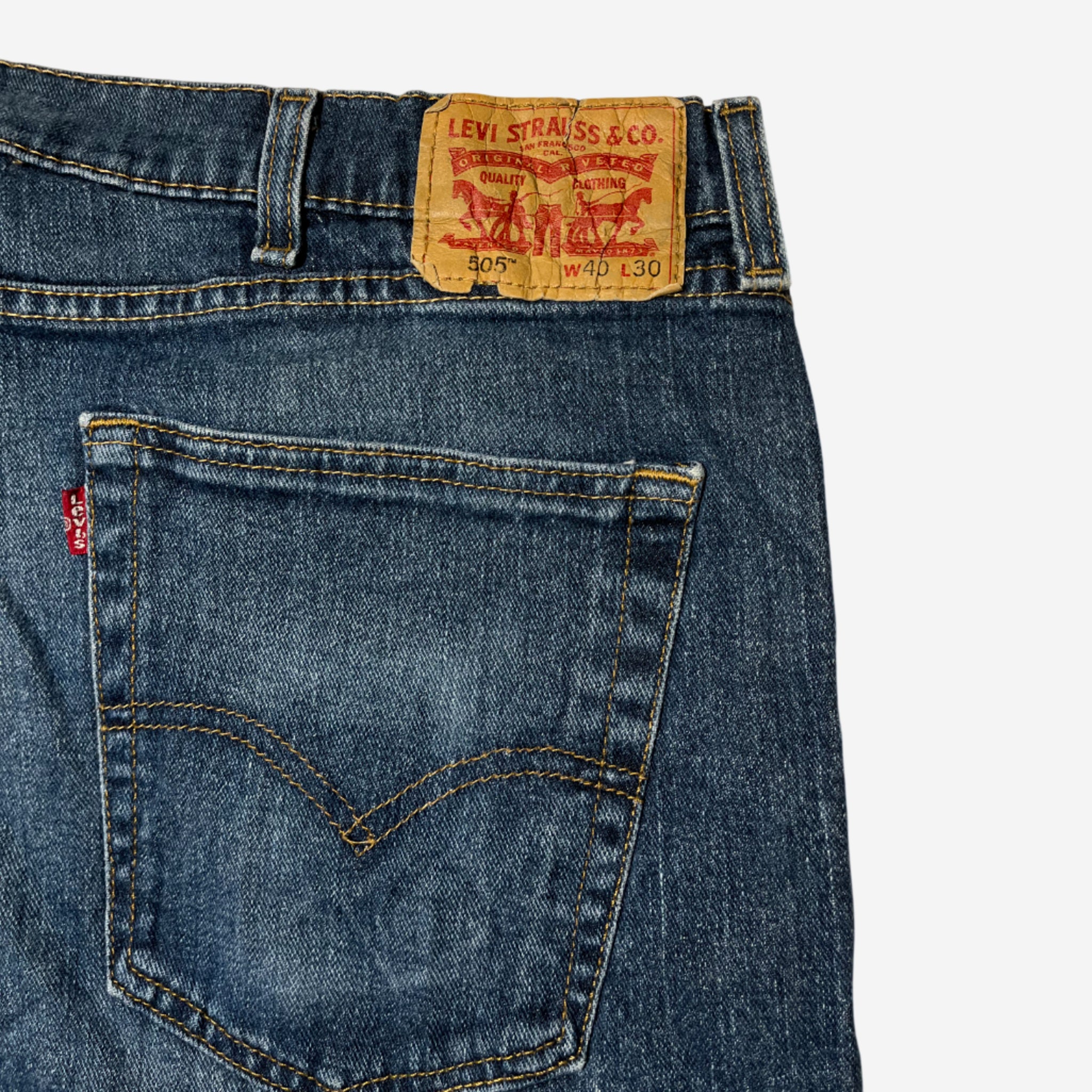 505' Straight Fit Jeans (W40 x L30) - Evinto
