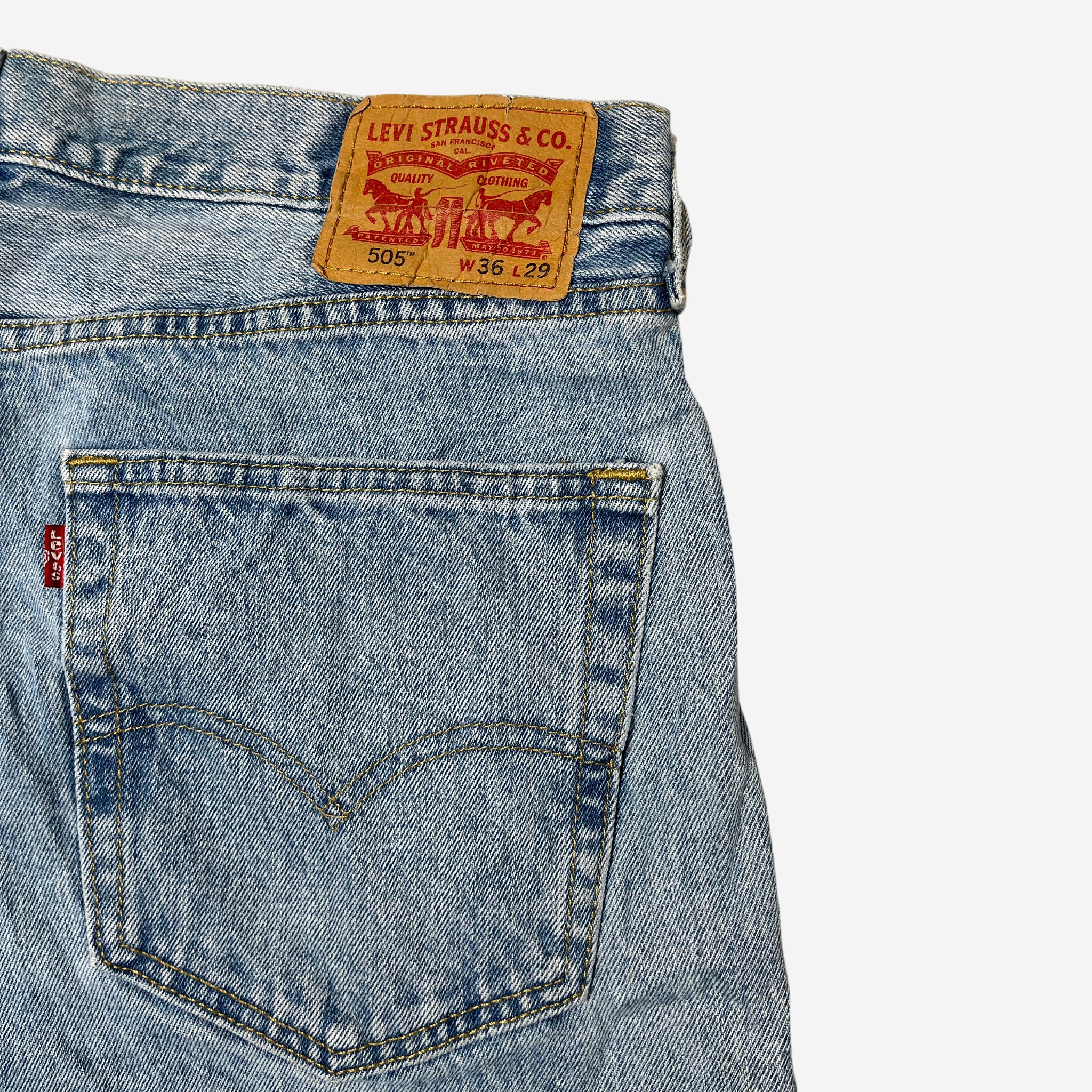 505' Straight Fit Jeans (W36 x L29) - Evinto