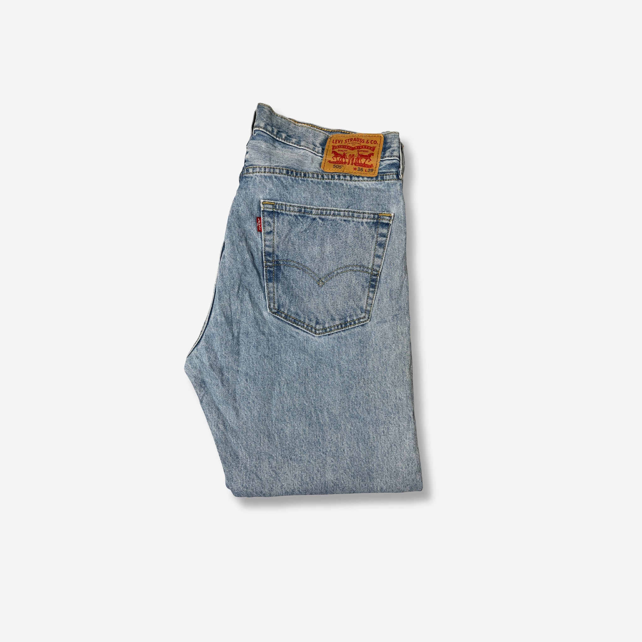 505' Straight Fit Jeans (W36 x L29) - Evinto