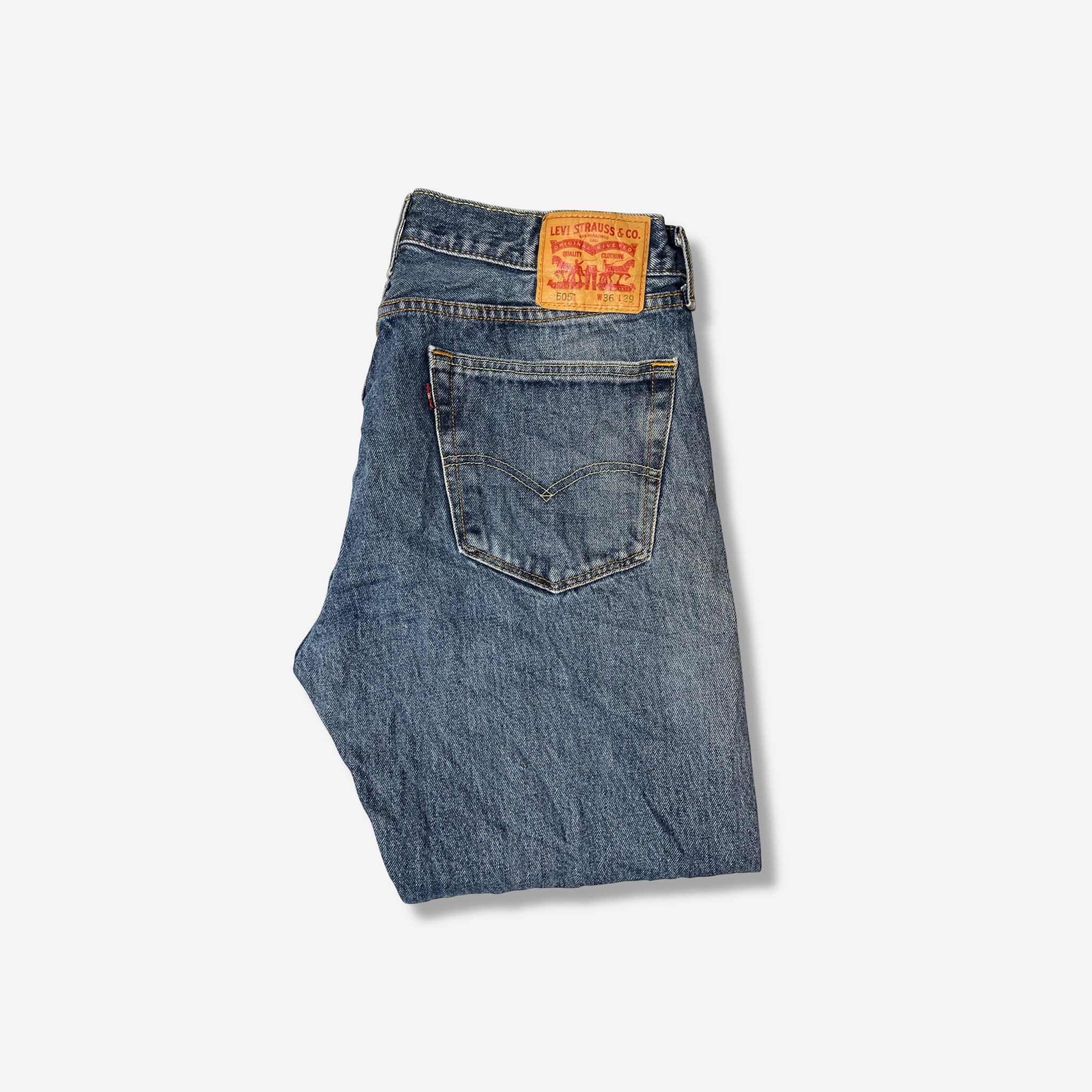 505' Regular Fit Jeans (W36 x L29) - Evinto