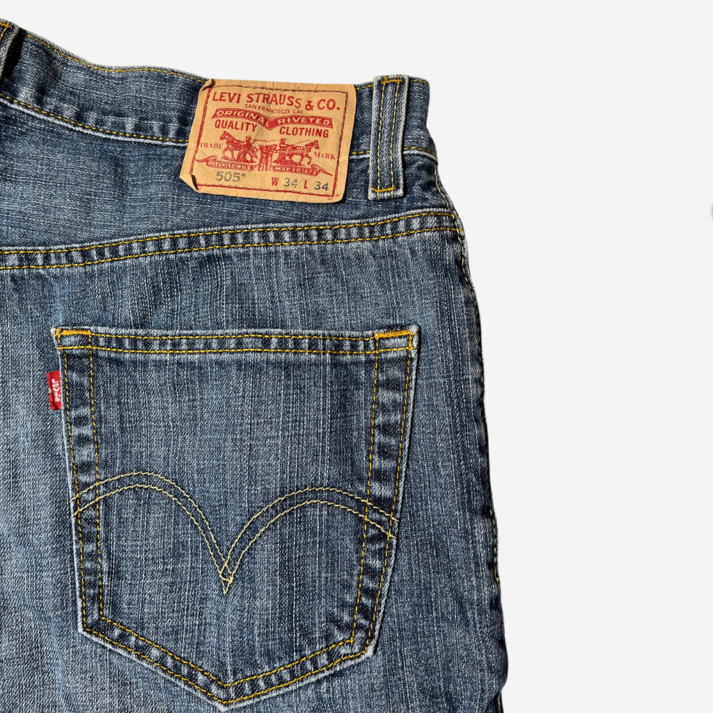 505' Regular Fit Jeans (W34 x L34) - Evinto