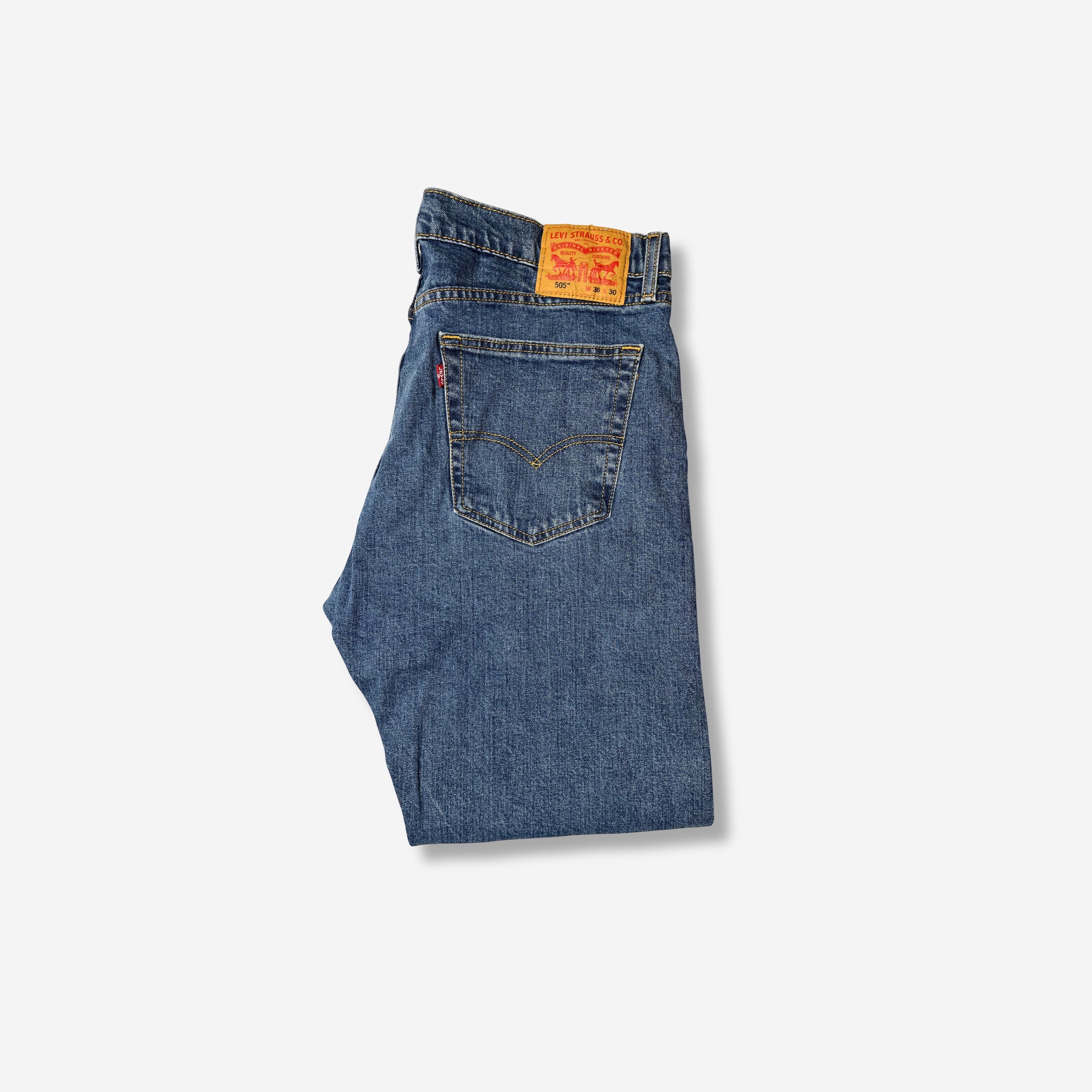 505' Regular Fit Jeans (W36 x L30) - Evinto