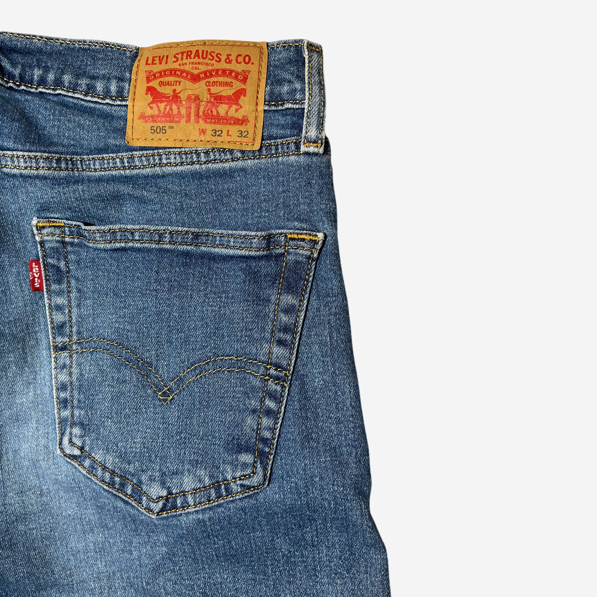 505' Regular Fit Jeans (W32 x L32) - Evinto