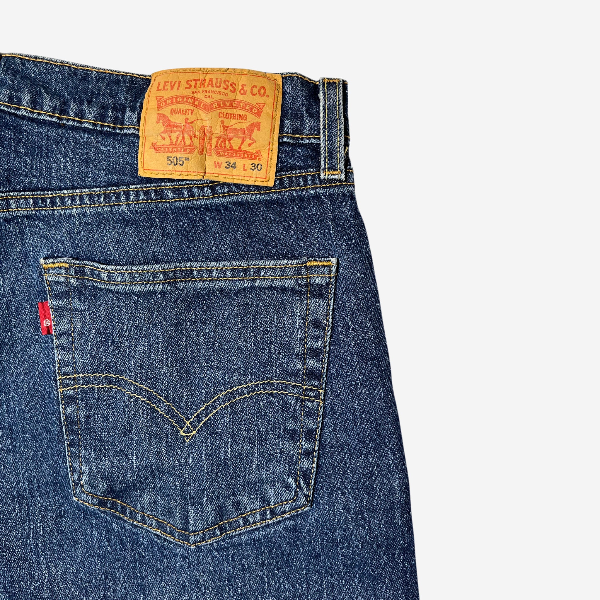 505' Regular Fit Jeans (W34 x L30)