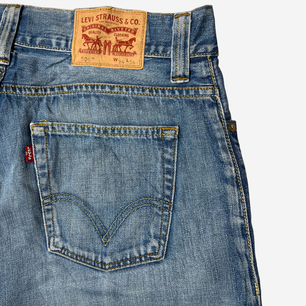 506' Straight Fit Jeans (W34 x L34)