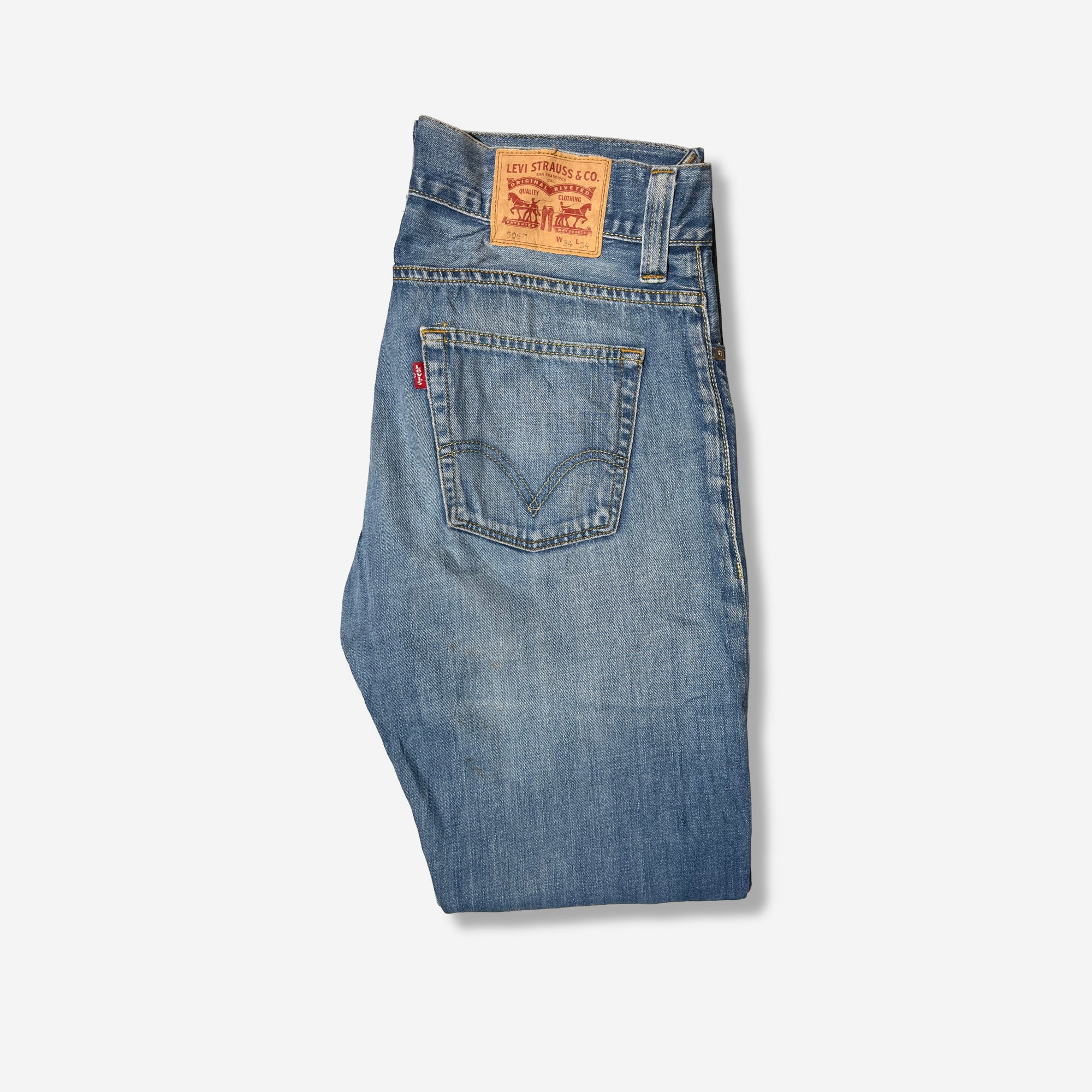 506' Straight Fit Jeans (W34 x L34)