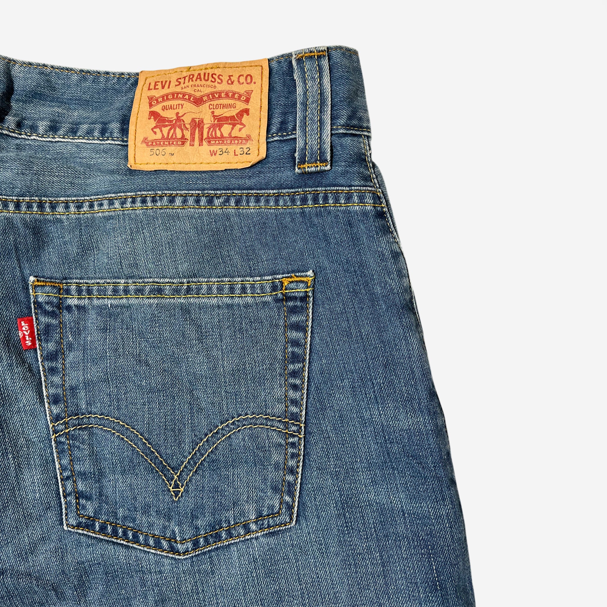 506' Straight Fit Jeans (W34 x L32) - Evinto