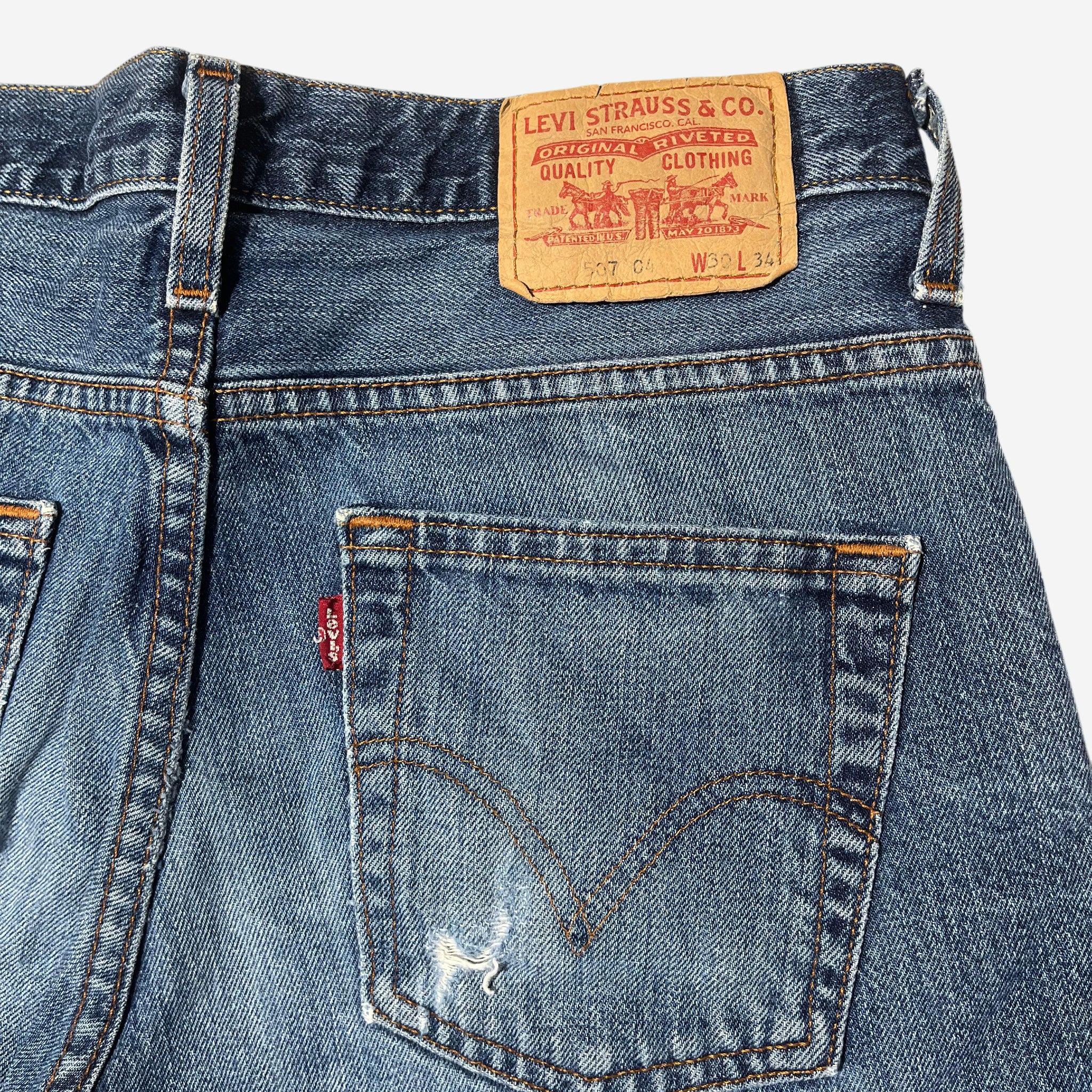 507' Slim Bootcut Vintage Jeans (W30 x L34)