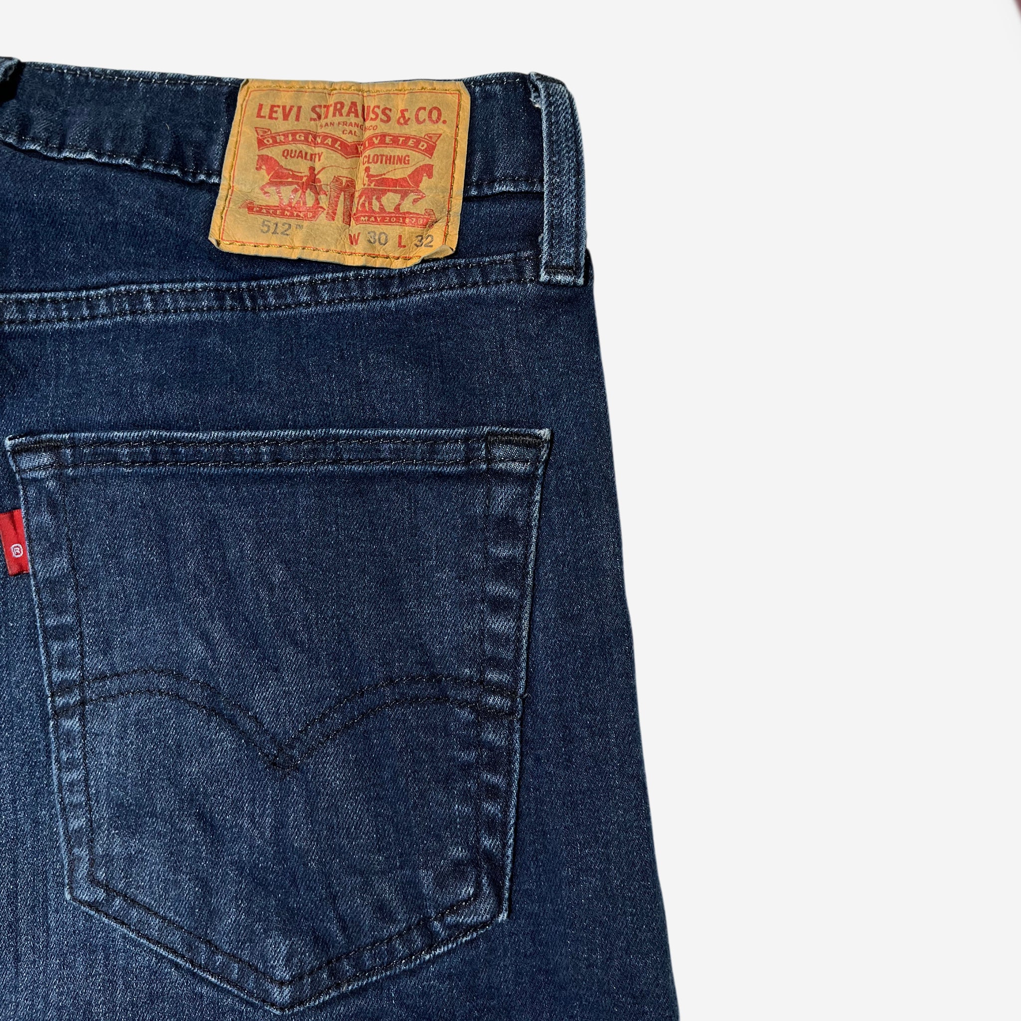 512' Slim Tapered Fit Jeans (W30 x L32) - Evinto