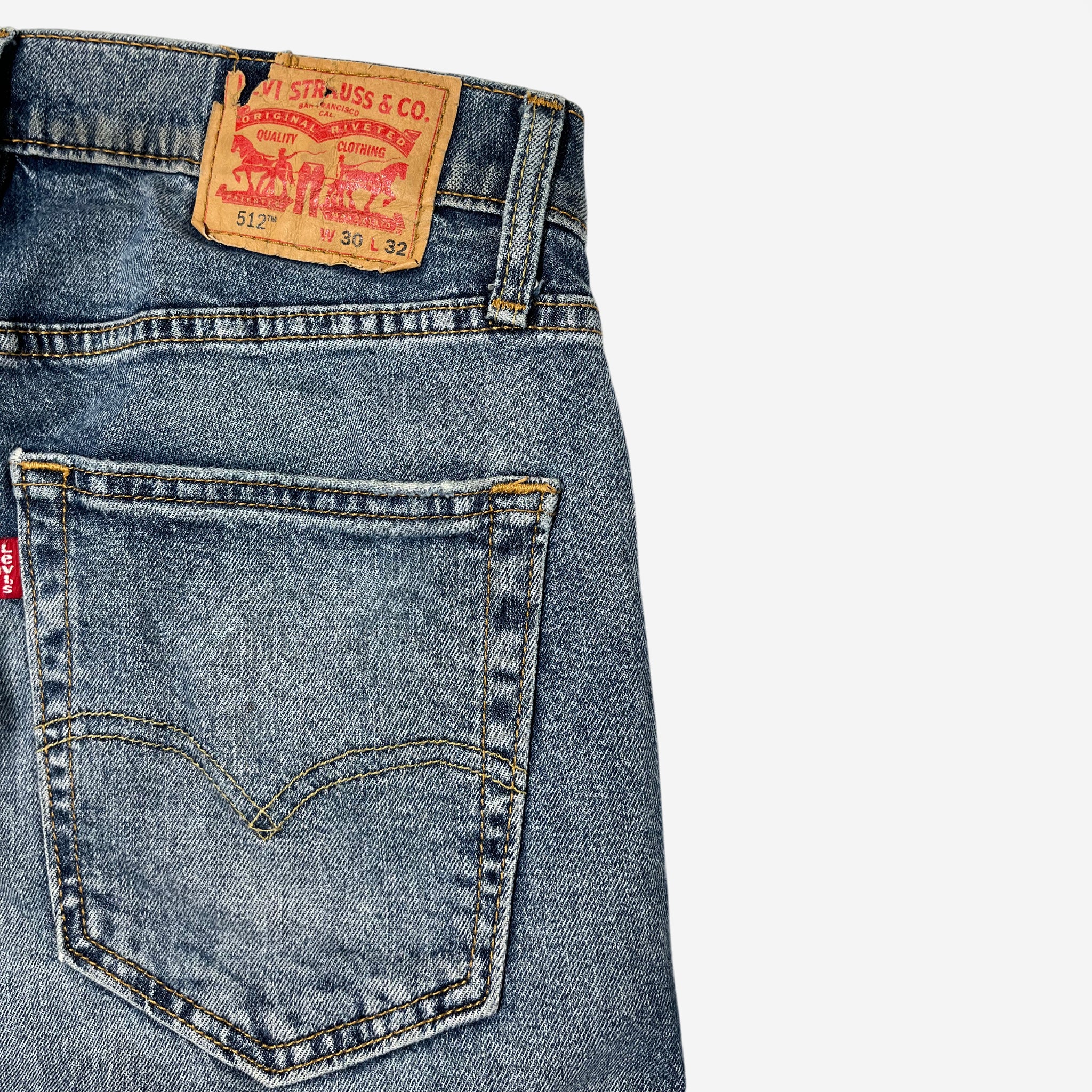 512' Slim Tapered Fit Jeans (W30 x L32) - Evinto