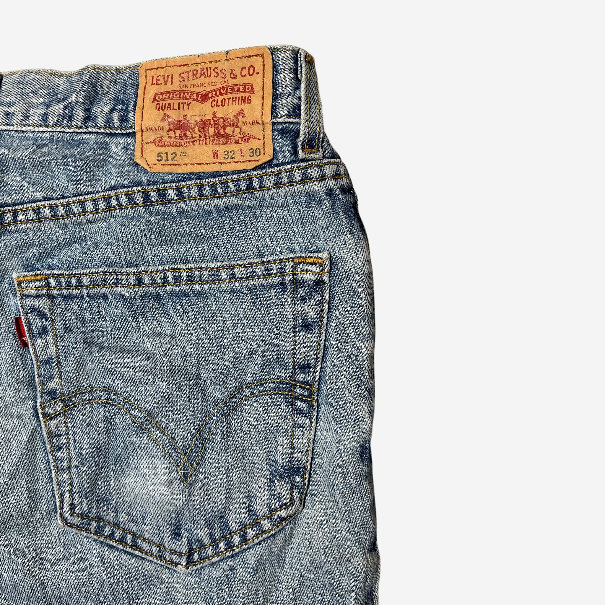 512' Slim Tapered Fit Jeans (W32 x L30) - Evinto