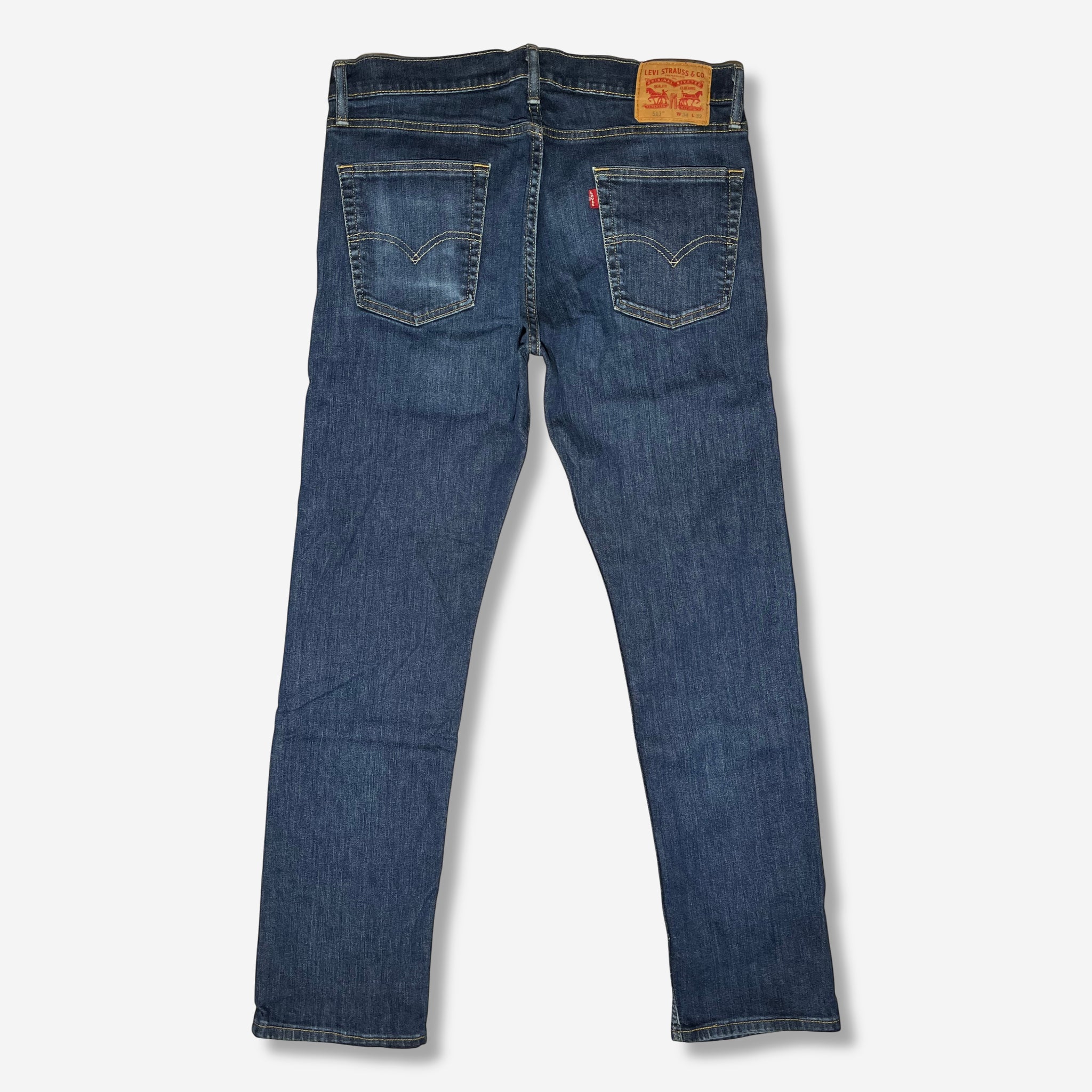 513' Slim Straight Fit Jeans (W34 x L32)