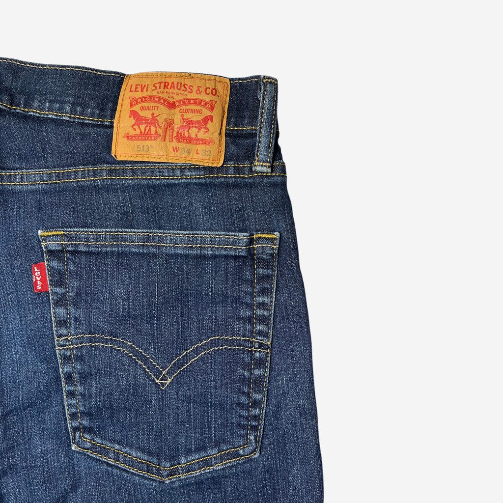 513' Slim Straight Fit Jeans (W34 x L32)