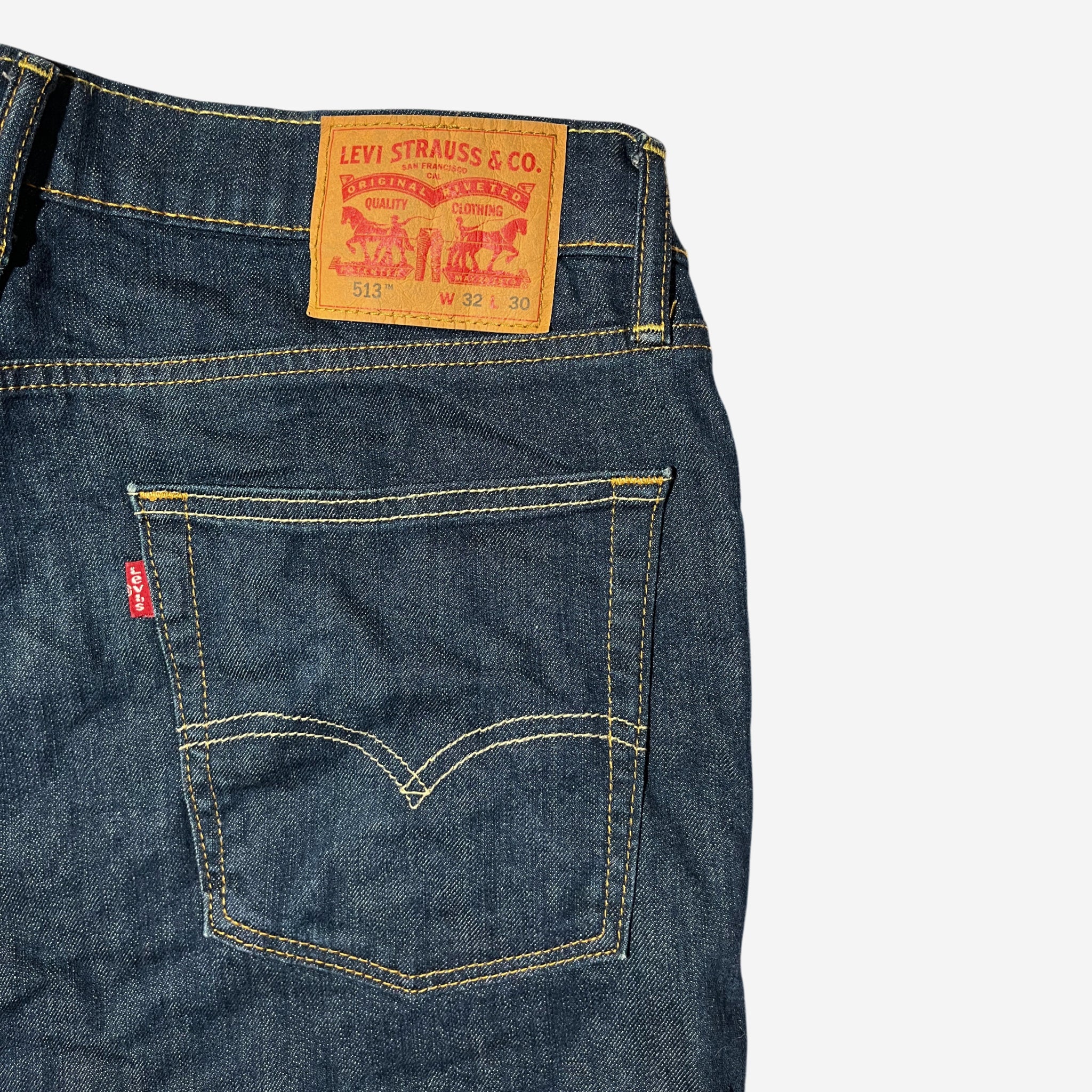 513' Slim Straight Fit Jeans (W32 x L30)
