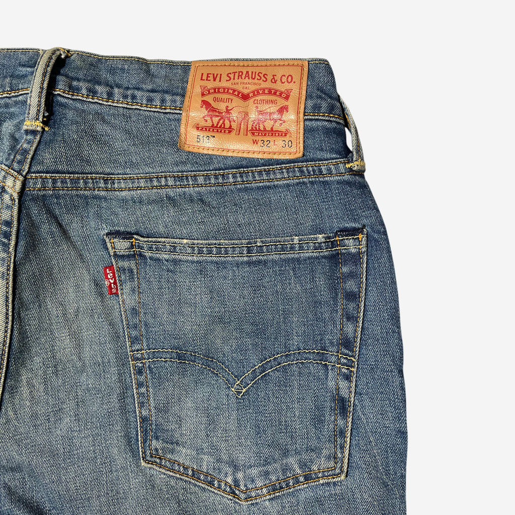 513' Slim Straight Fit Jeans (W32 x L30)