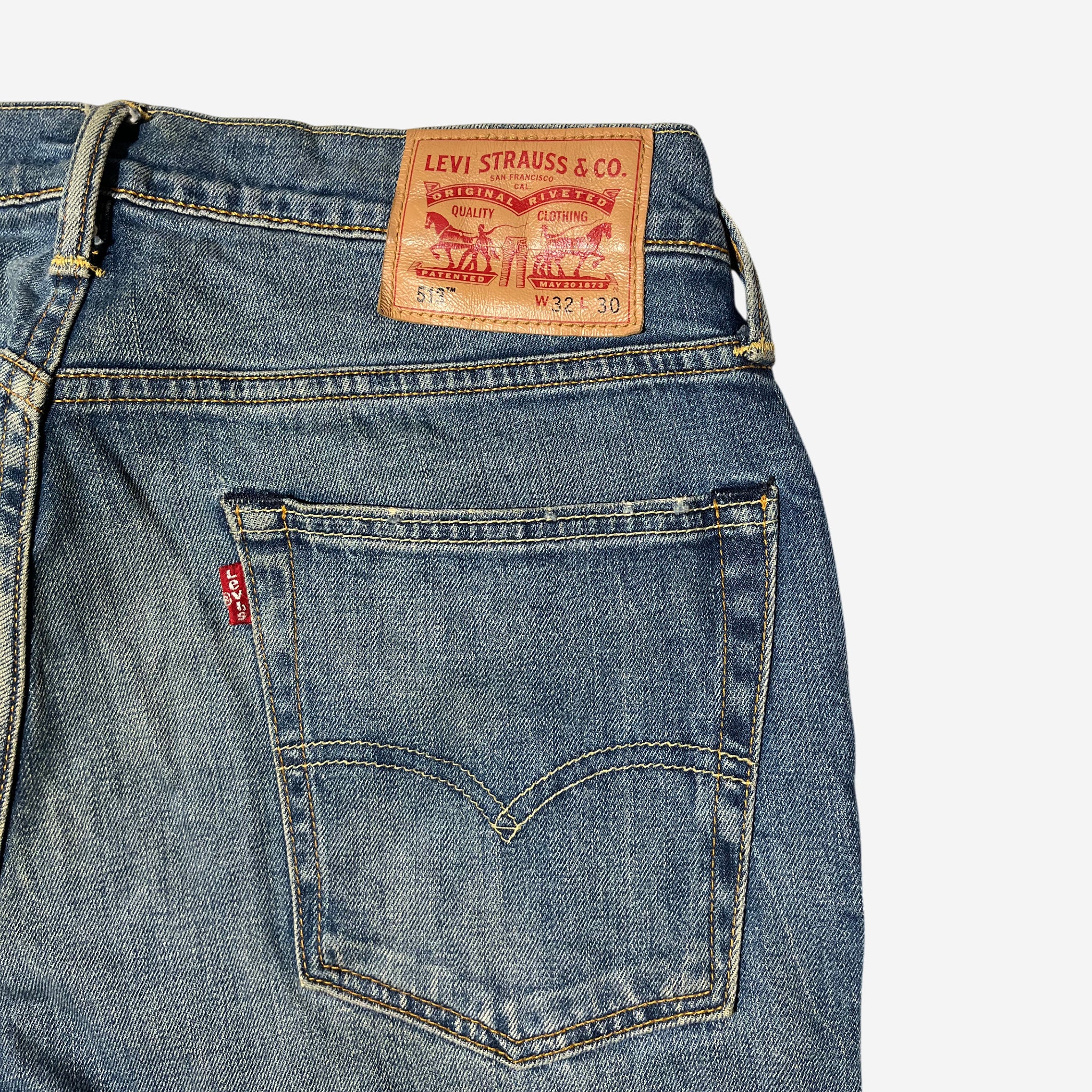 513' Slim Straight Fit Jeans (W32 x L30)