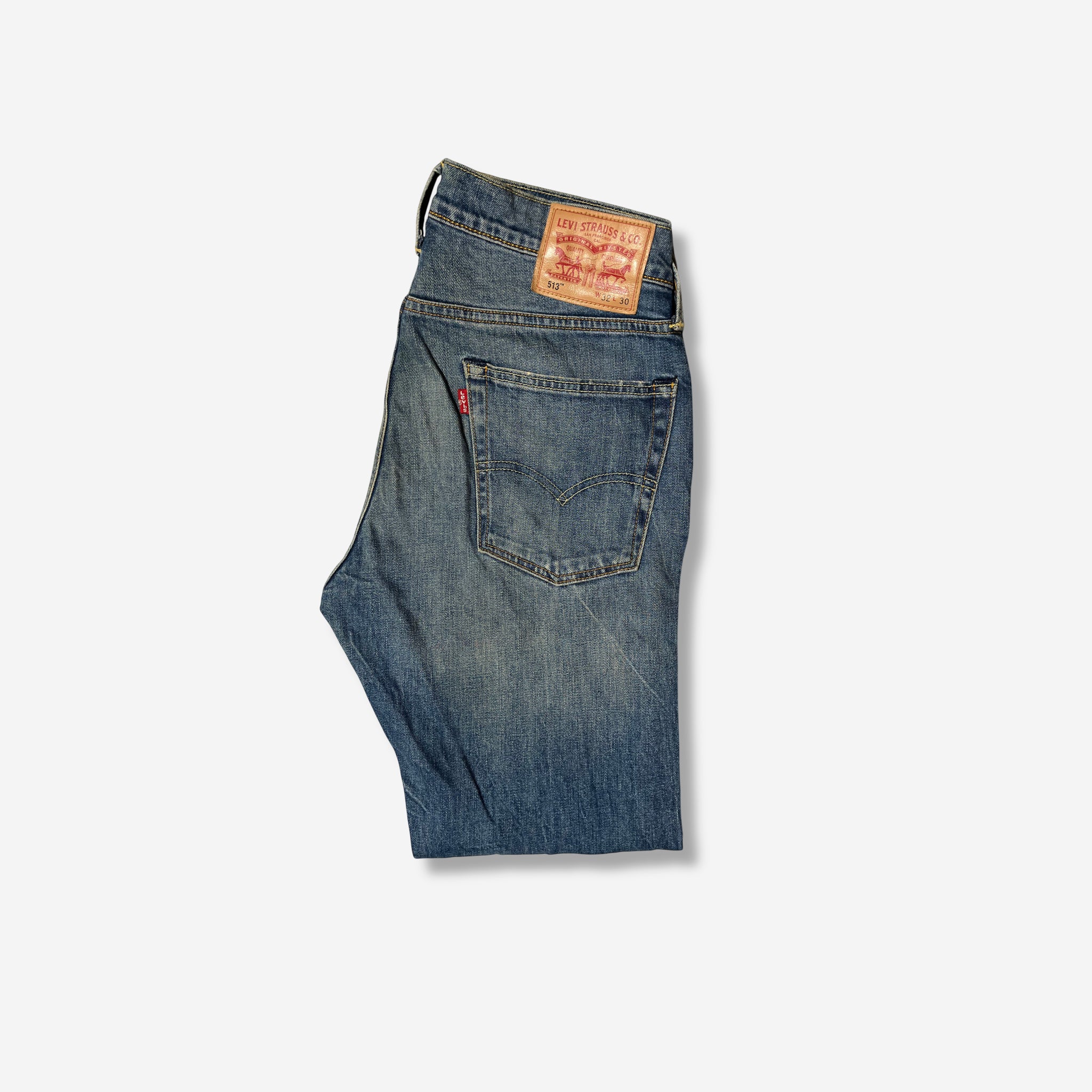 513' Slim Straight Fit Jeans (W32 x L30)