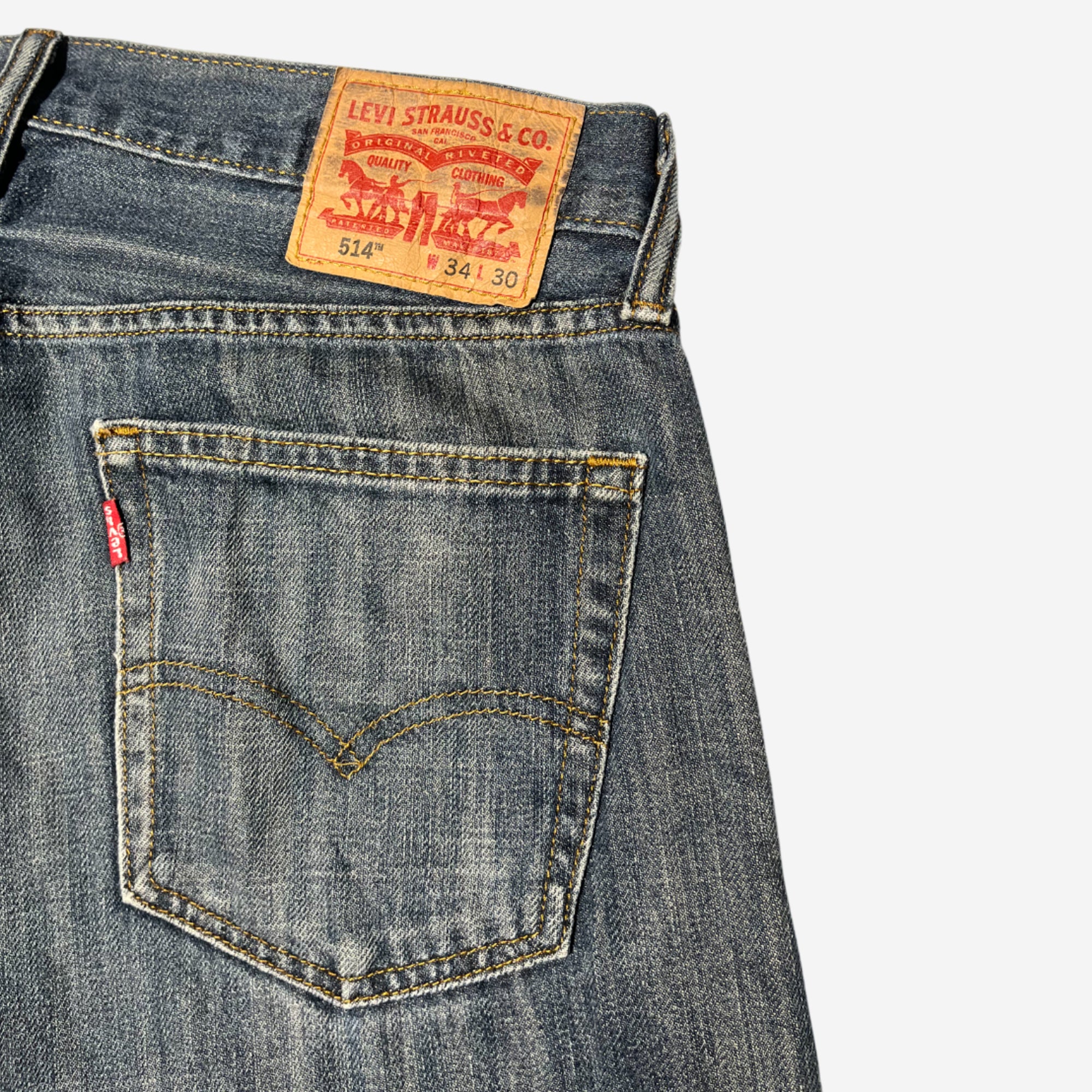 514' Straight Fit Jeans (W34 x L30) - Evinto