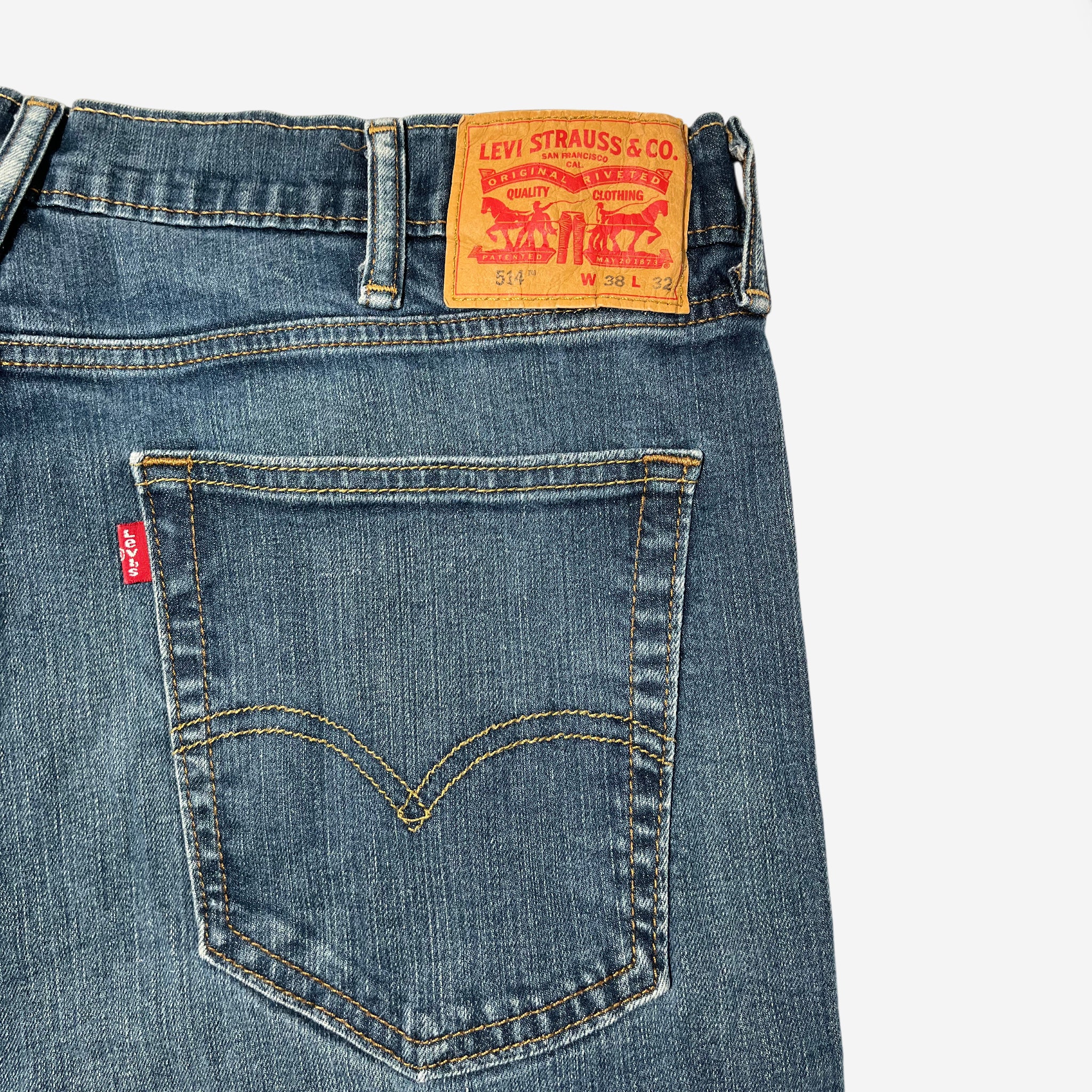 514' Straight Fit Jeans (W38 x L32) - Evinto