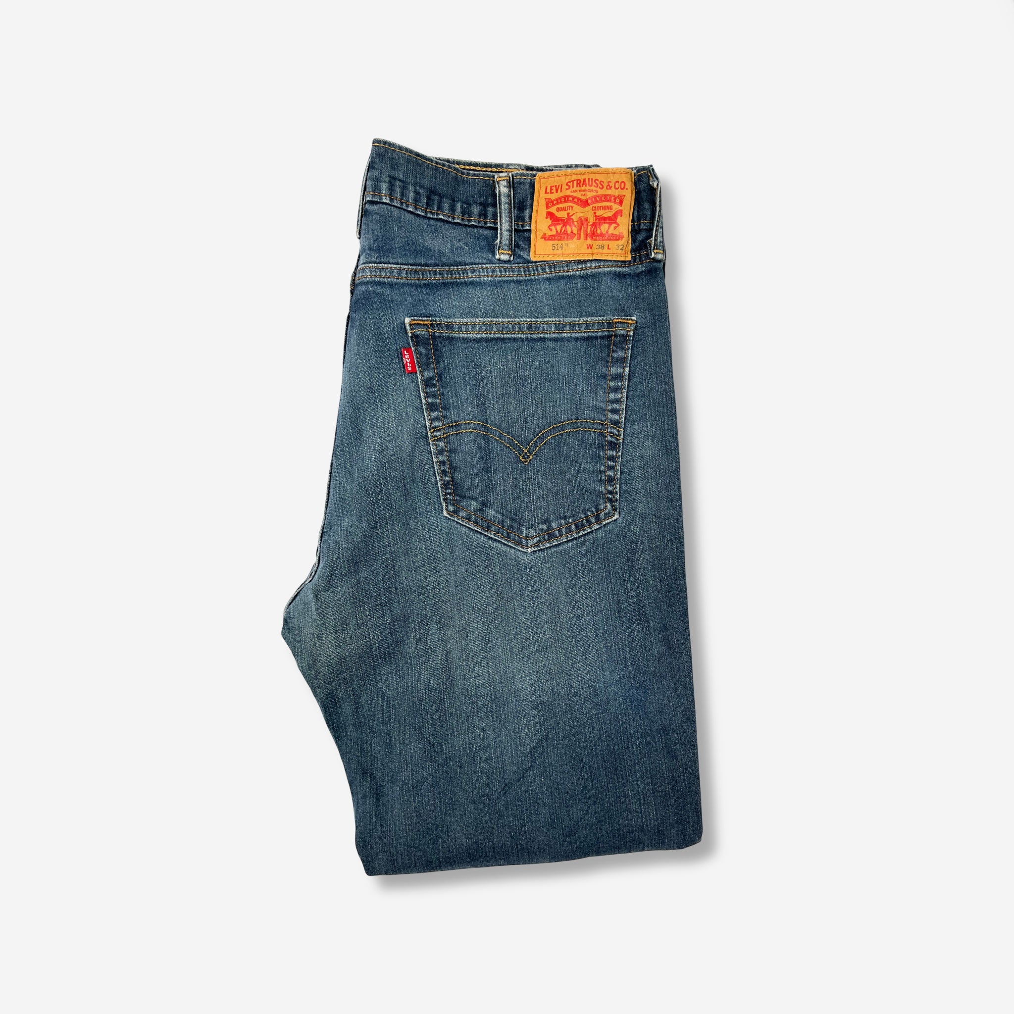 514' Straight Fit Jeans (W38 x L32) - Evinto