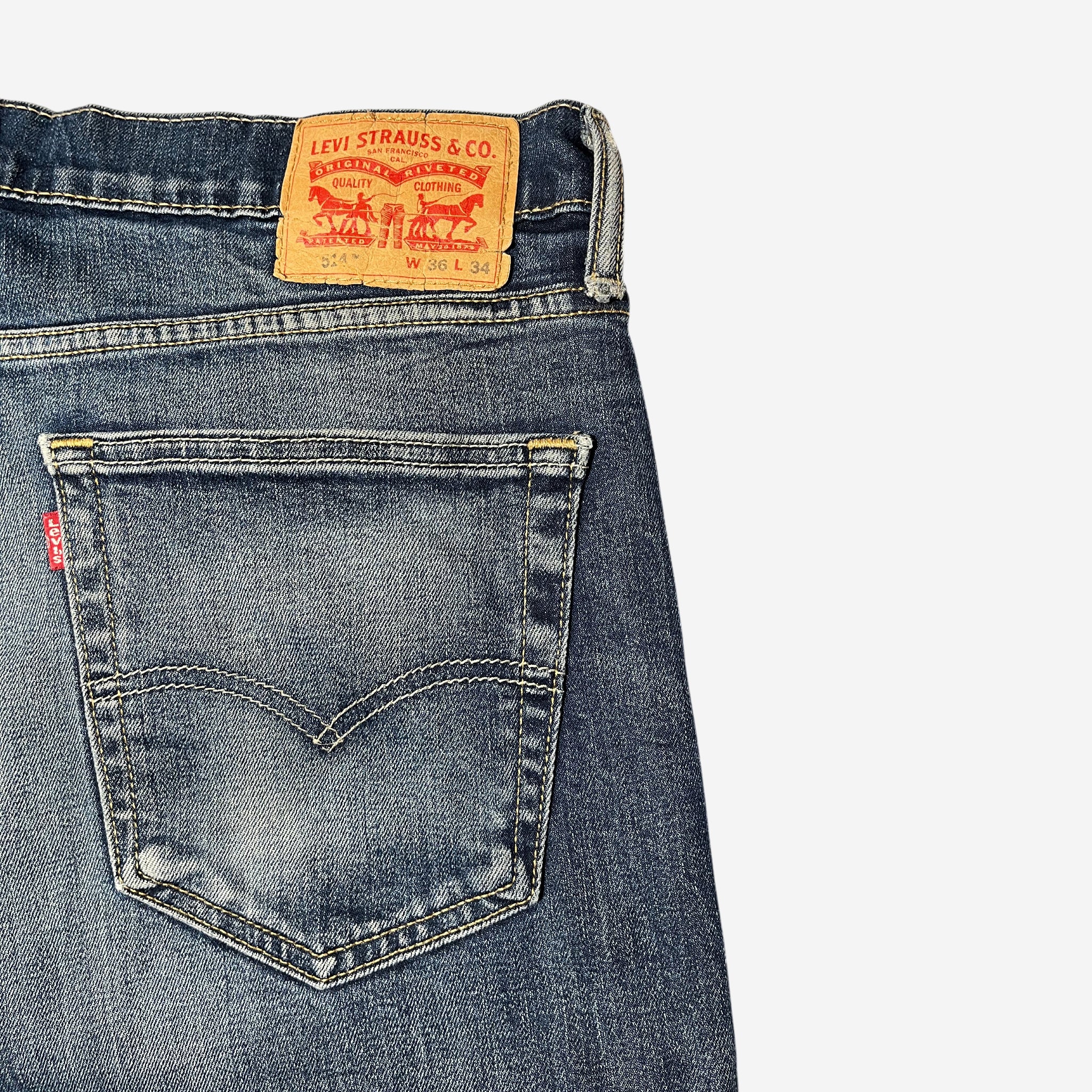 514' Straight Fit Jeans (W36 x L34)