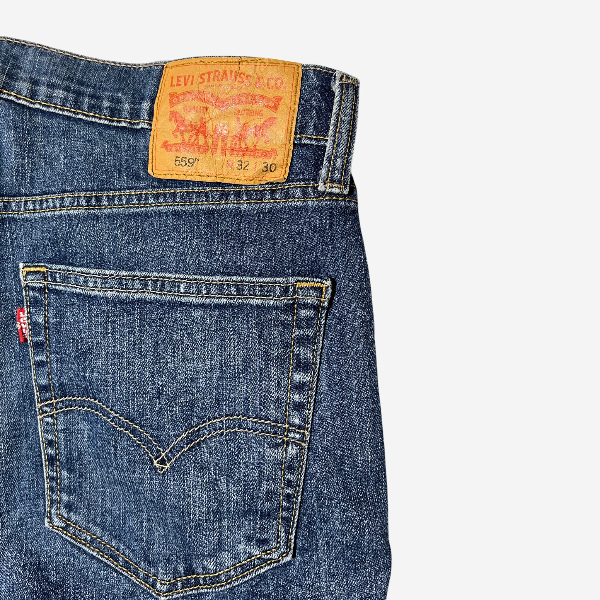 559' Relaxed Straight Fit Jeans (W32 x L30) - Evinto
