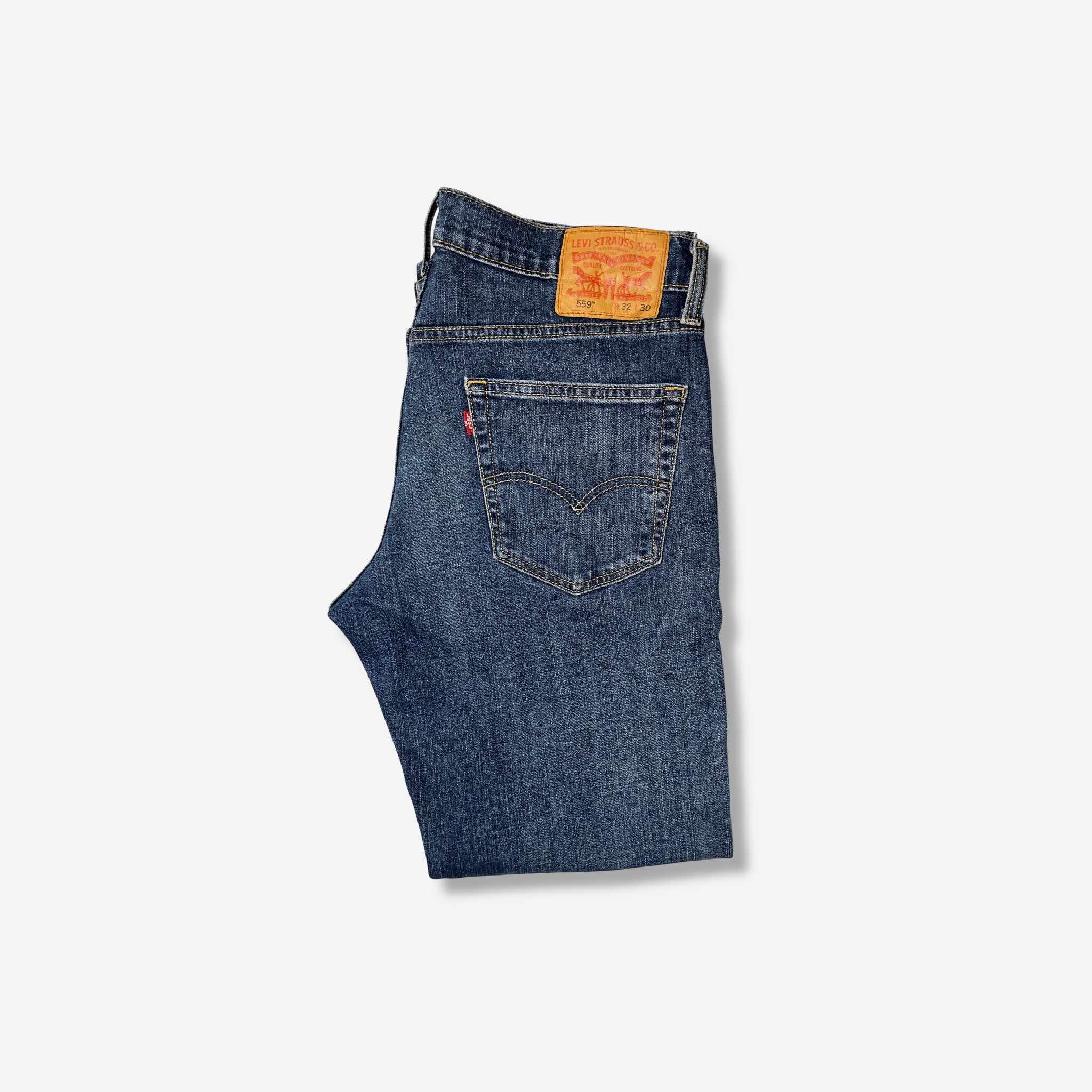 559' Relaxed Straight Fit Jeans (W32 x L30) - Evinto