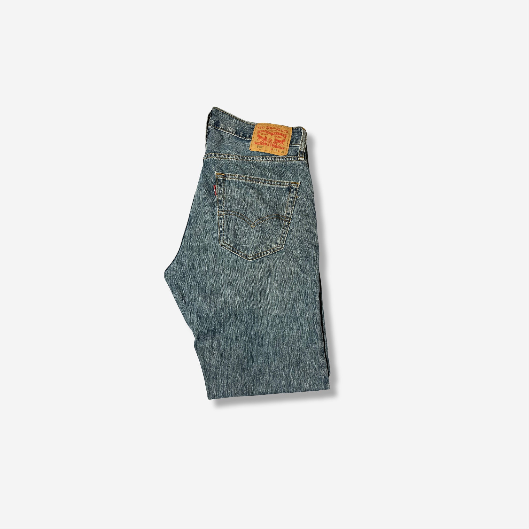 559' Relaxed Straight Fit Jeans (W32 x L32) - Evinto