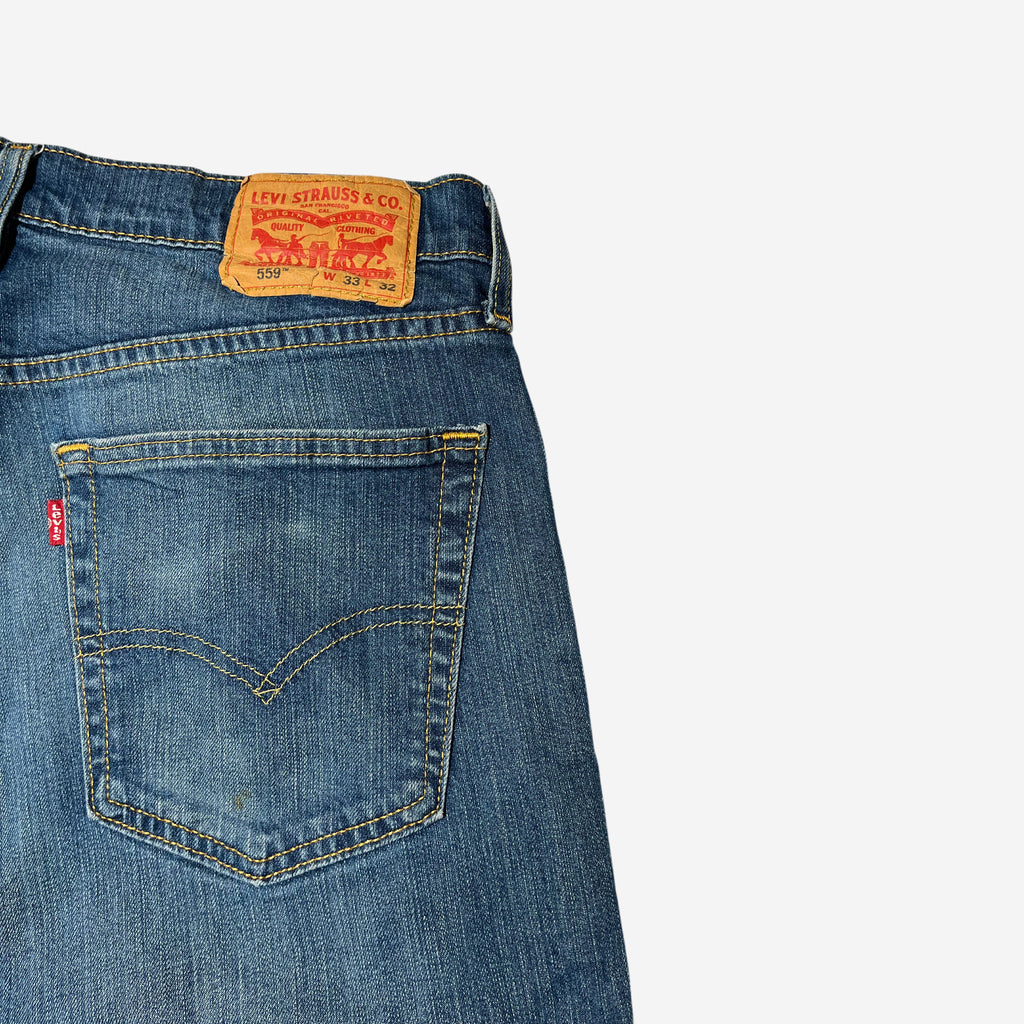 559' Relaxed Straight Fit Jeans (W33 x L32)