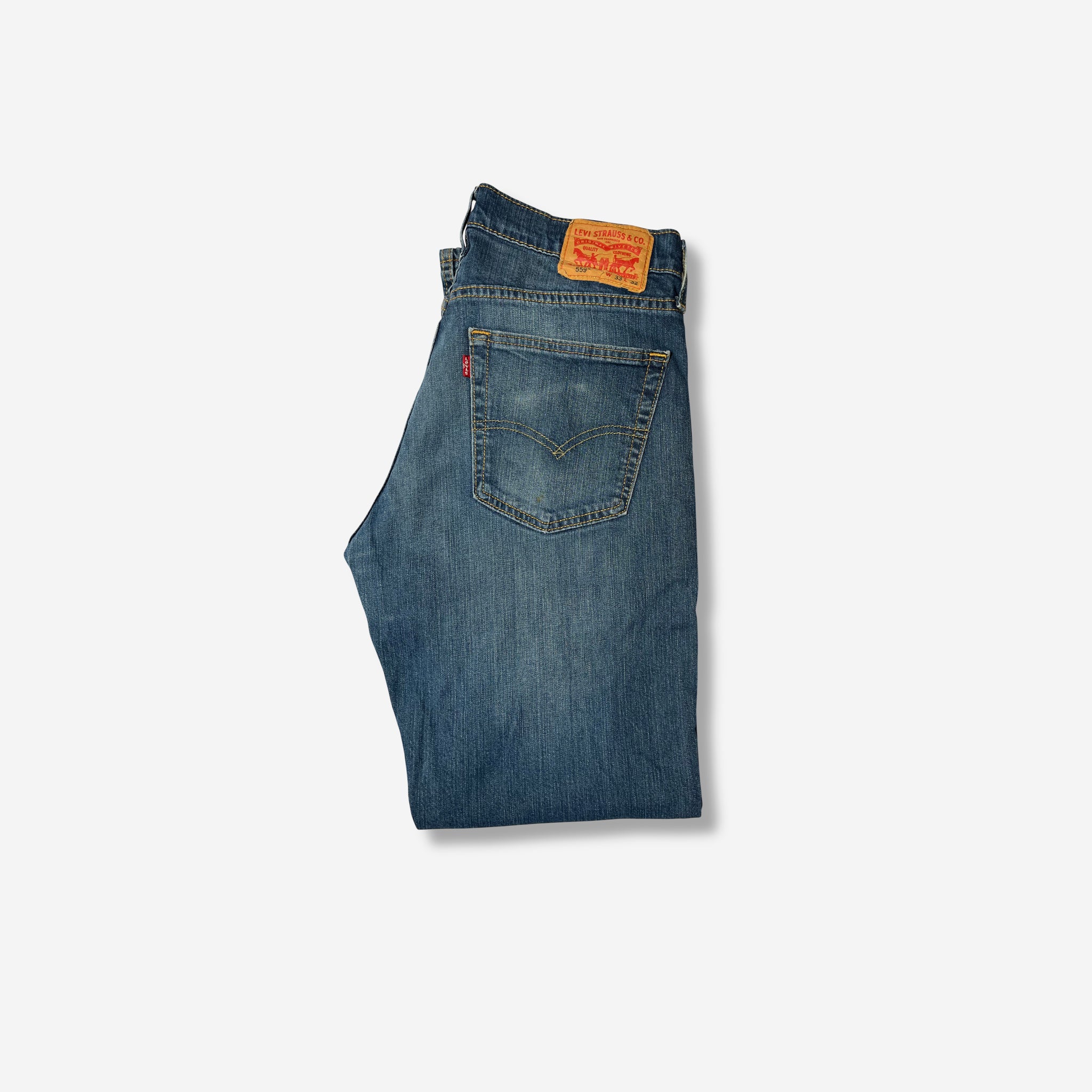 559' Relaxed Straight Fit Jeans (W33 x L32)