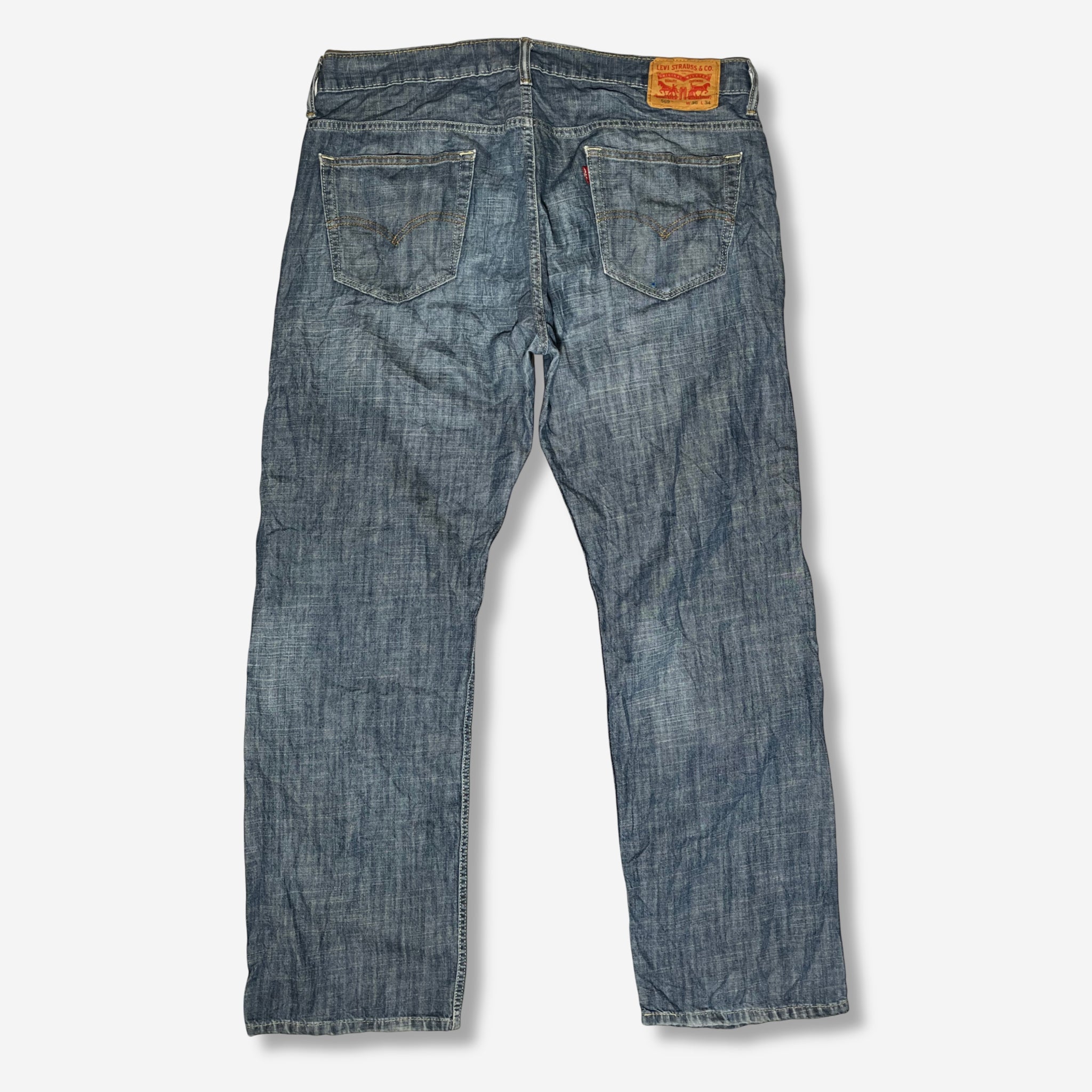 569' Loose Straight Fit Jeans (W36 x L34) - Evinto