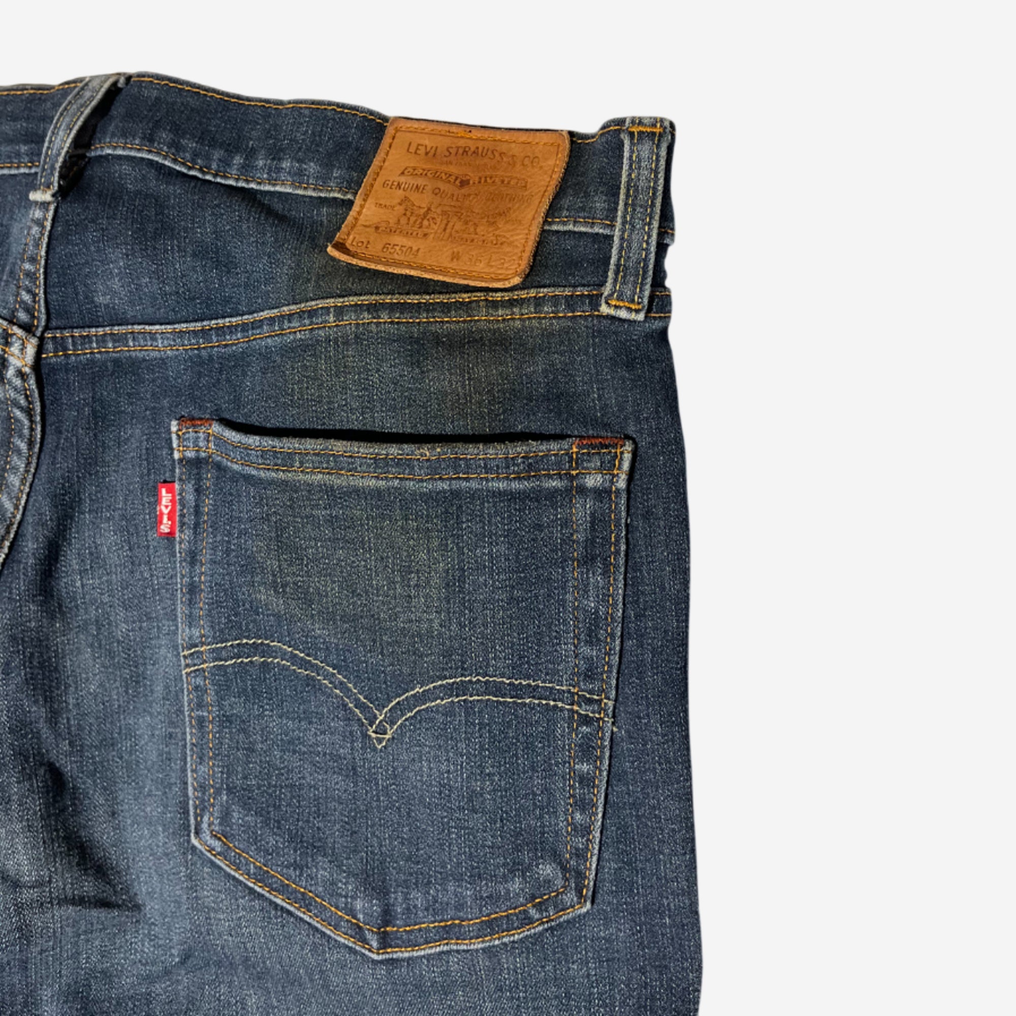 65504' Skinny Fit Jeans (W36 x L32) - Evinto