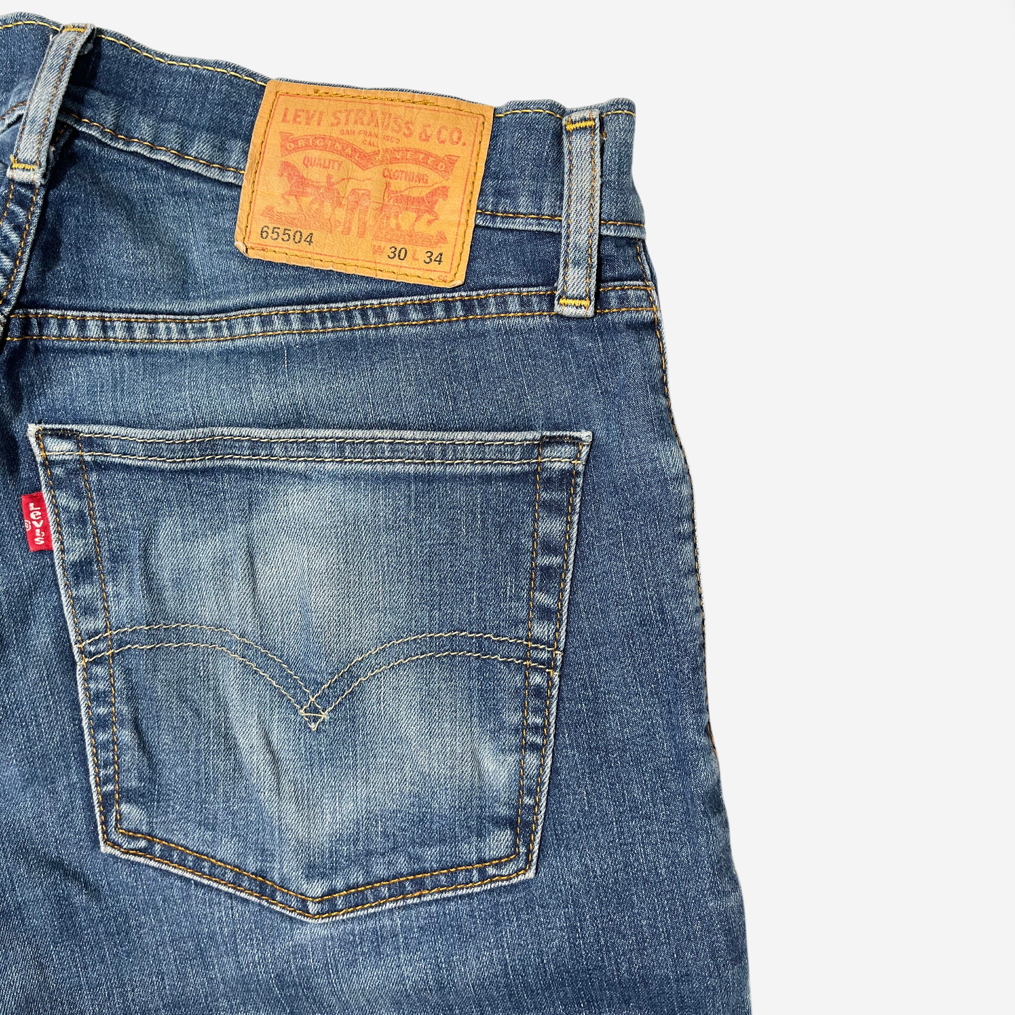 65504' Skinny Fit Jeans (W30 x L34) - Evinto