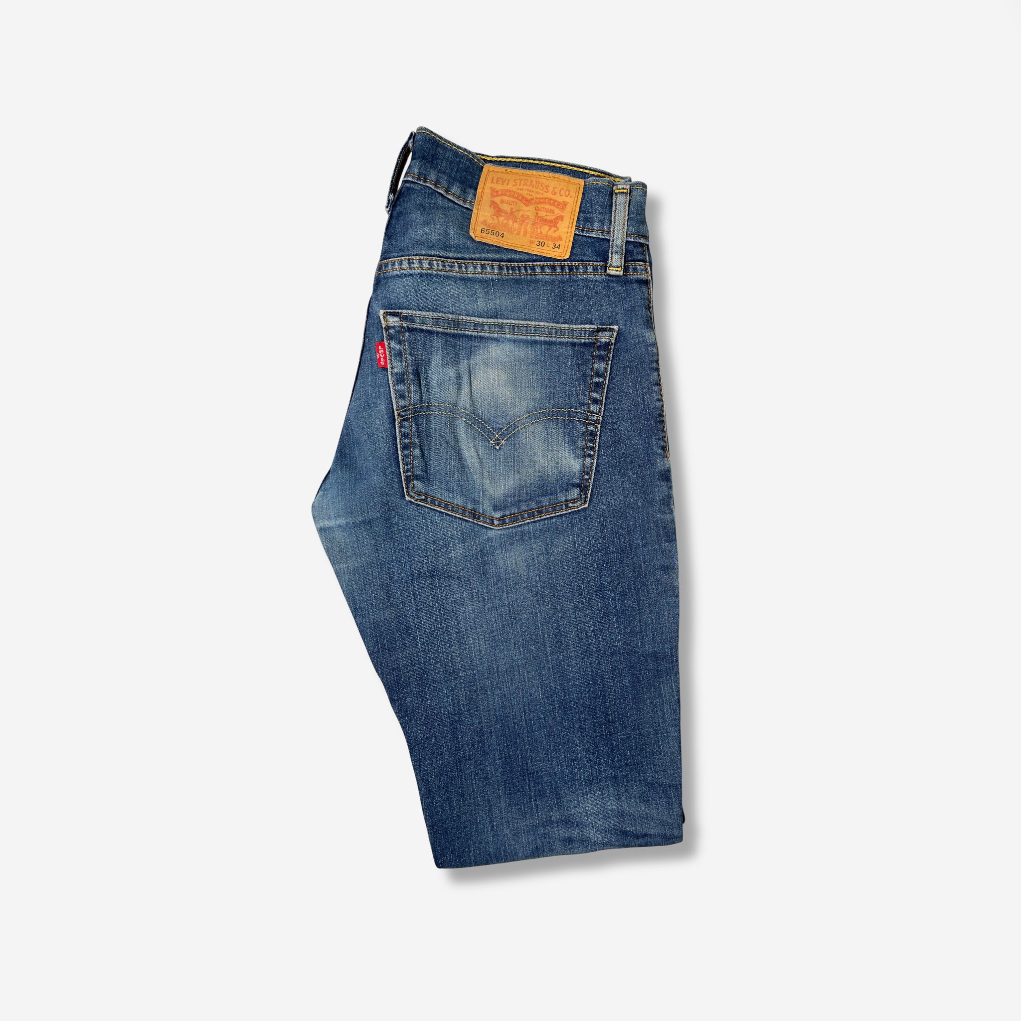 65504' Skinny Fit Jeans (W30 x L34) - Evinto