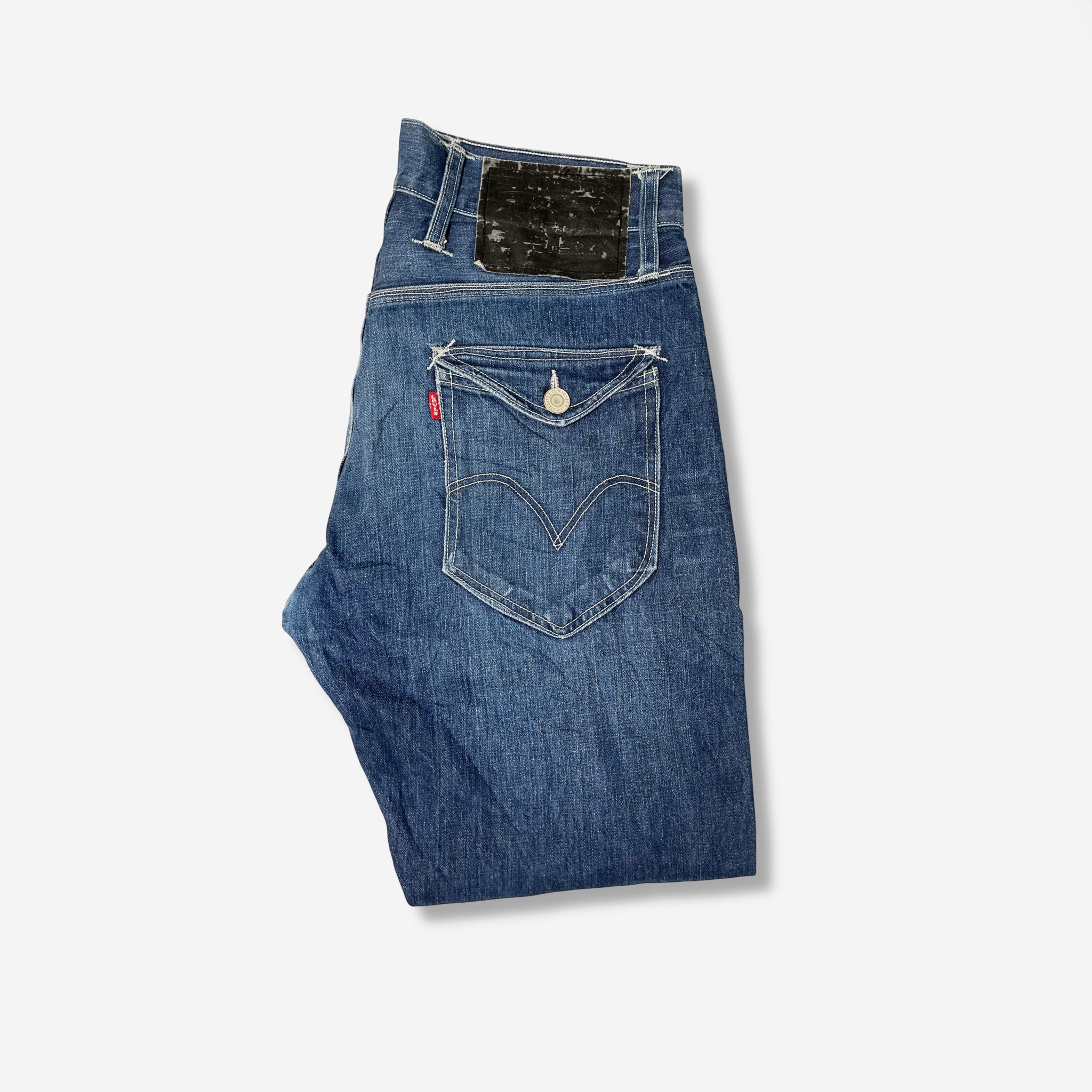Straight Slim Jeans (W32 x L34) - Evinto