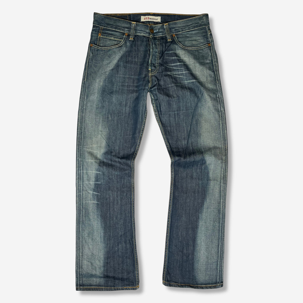 512' "Unique Wash" Bootcut Jeans (W36 x L34)