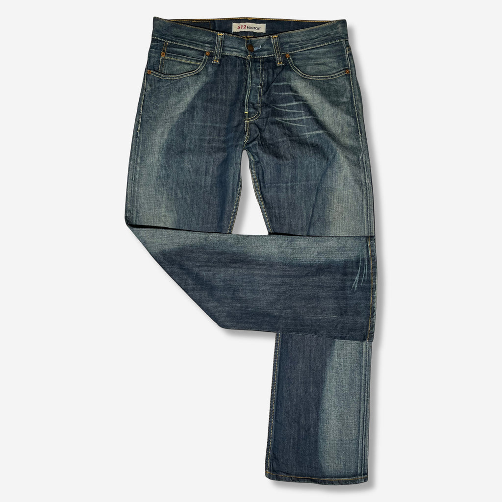 512' "Unique Wash" Bootcut Jeans (W36 x L34)