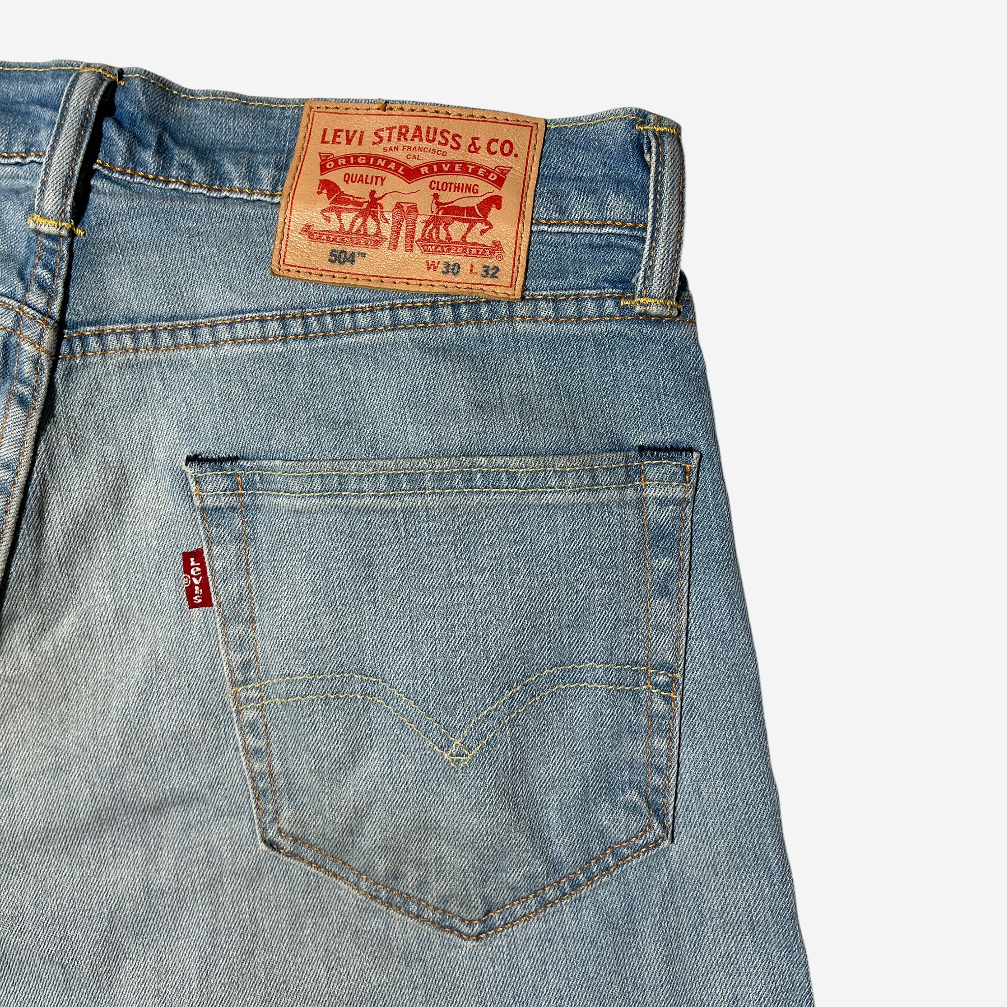 504' Regular Straight Jeans (W30 x L32)
