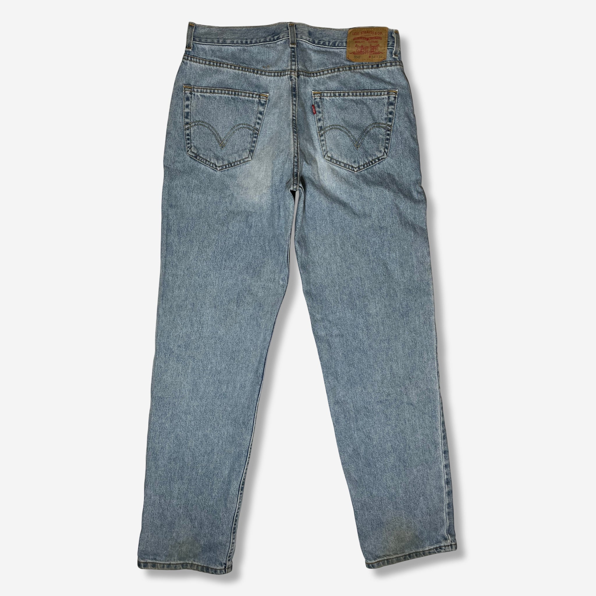 550' Relaxed Fit Jeans (W34 x L34) - Evinto