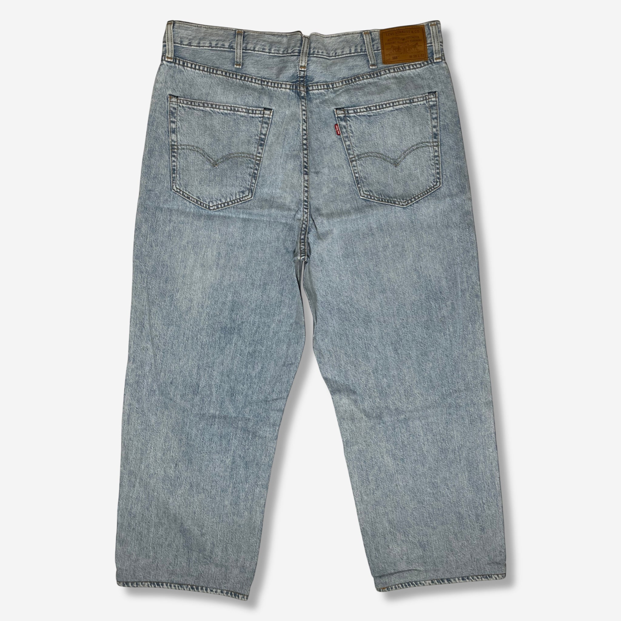 568' Loose Straight Jeans (W38 x L32) - Evinto