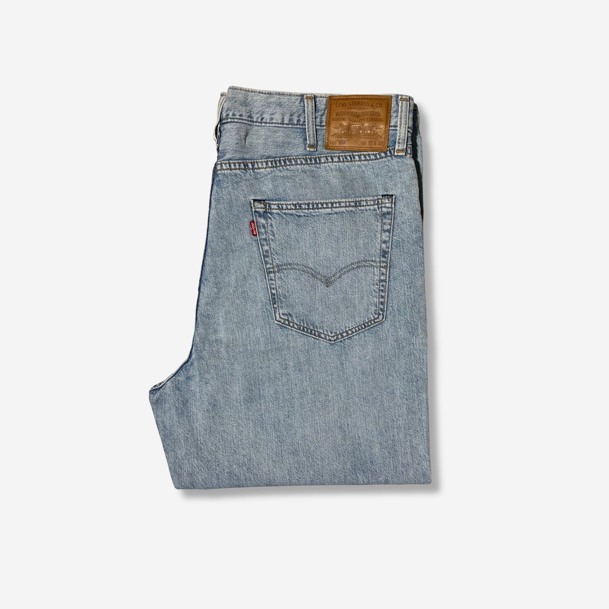 568' Loose Straight Jeans (W38 x L32) - Evinto