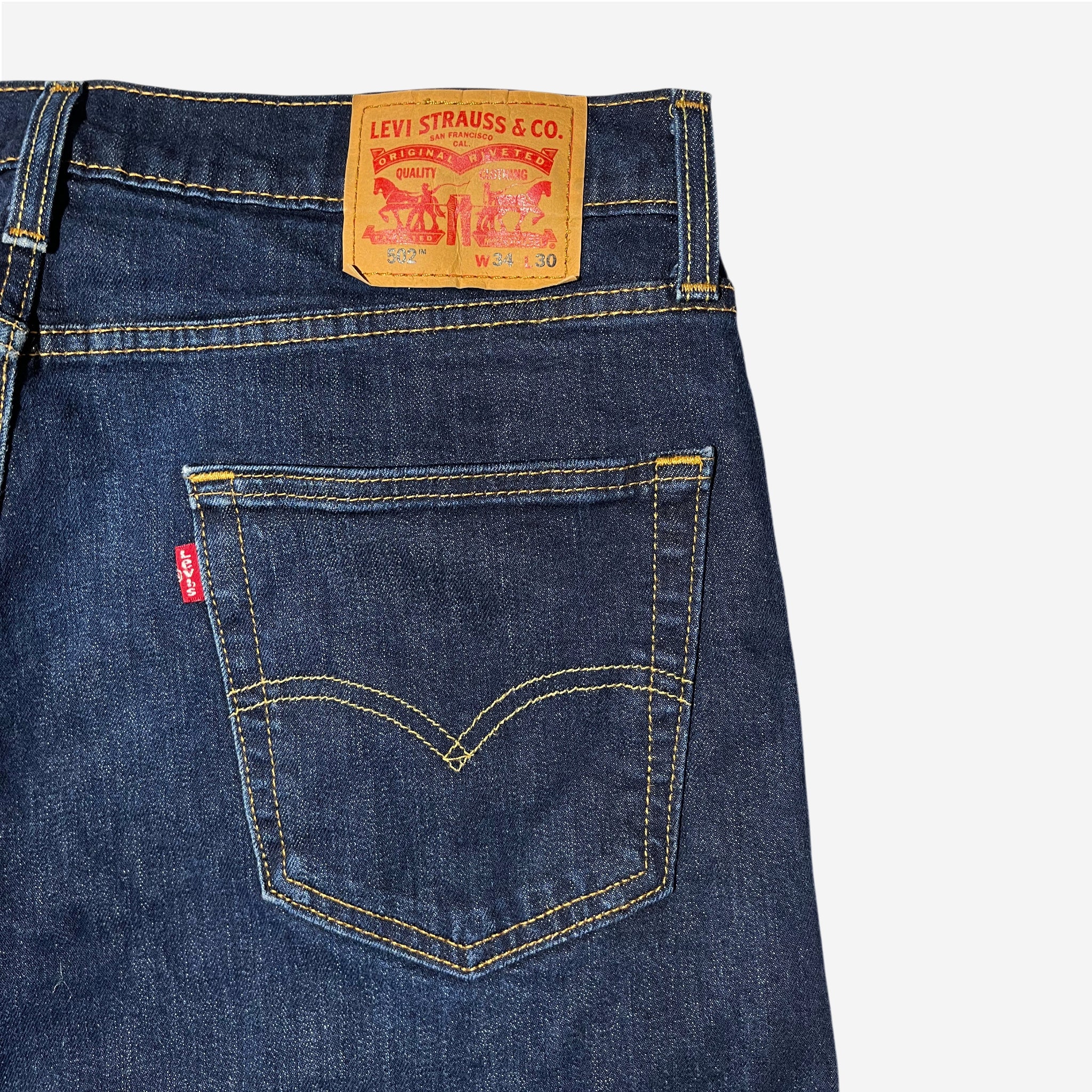 502' Tapered Fit Jeans (W34 x L28)