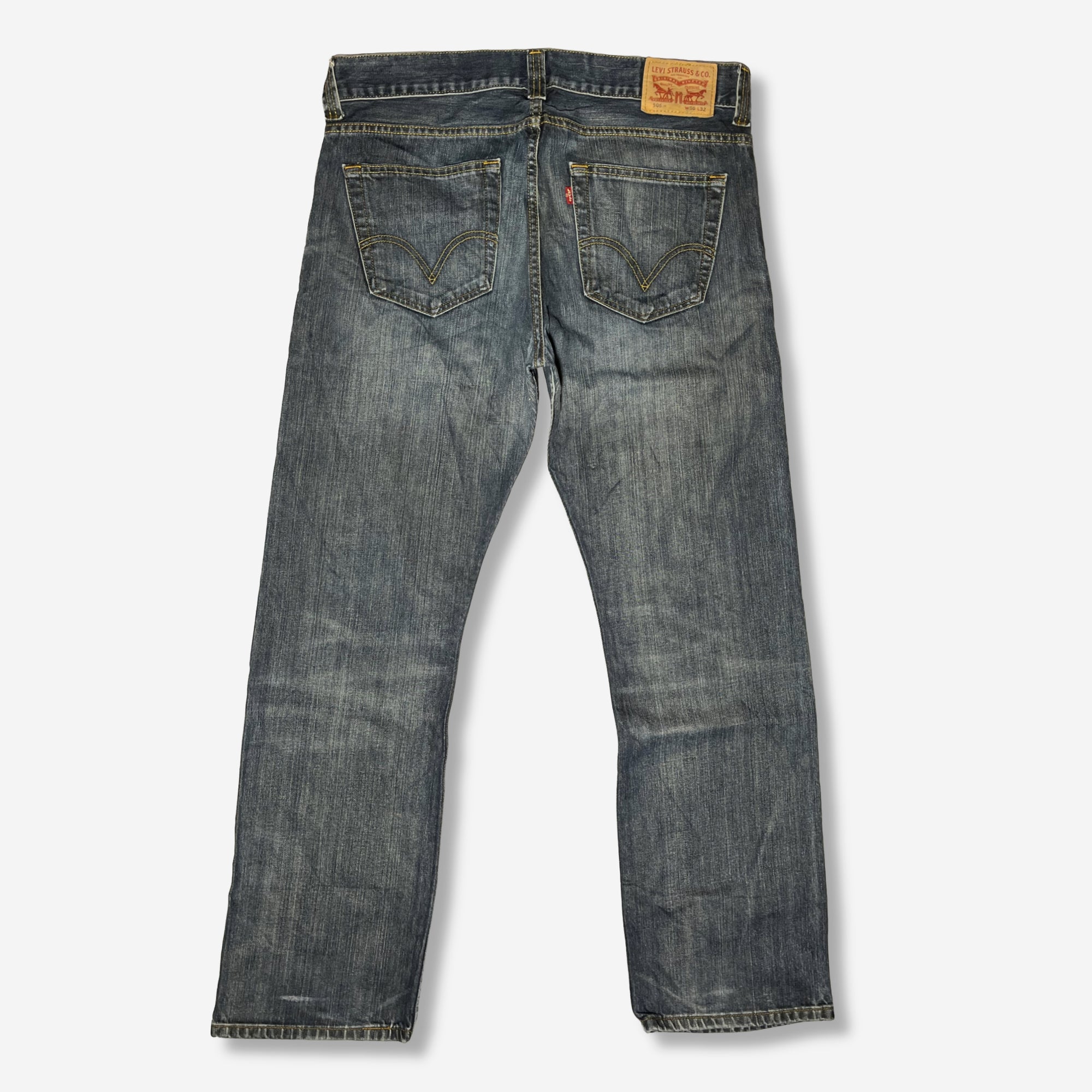 506' Straight Fit Jeans (W36 x L32) - Evinto