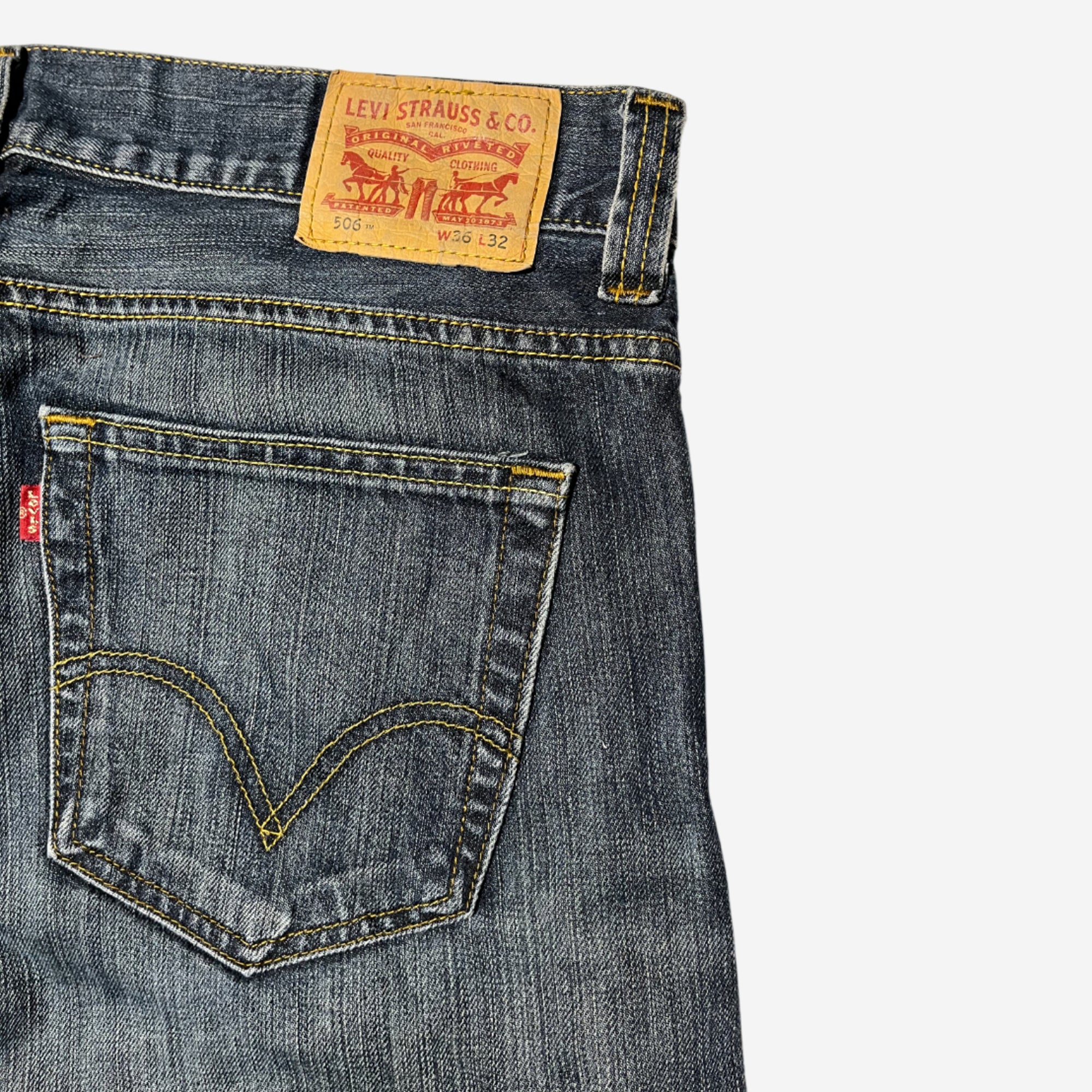 506' Straight Fit Jeans (W36 x L32) - Evinto