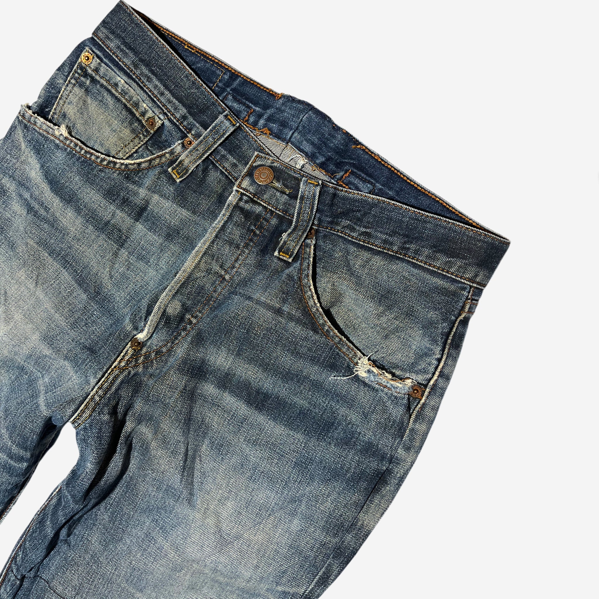 524' Vintage "Custom-Made" Flared Jeans (W30 x L32) - Evinto