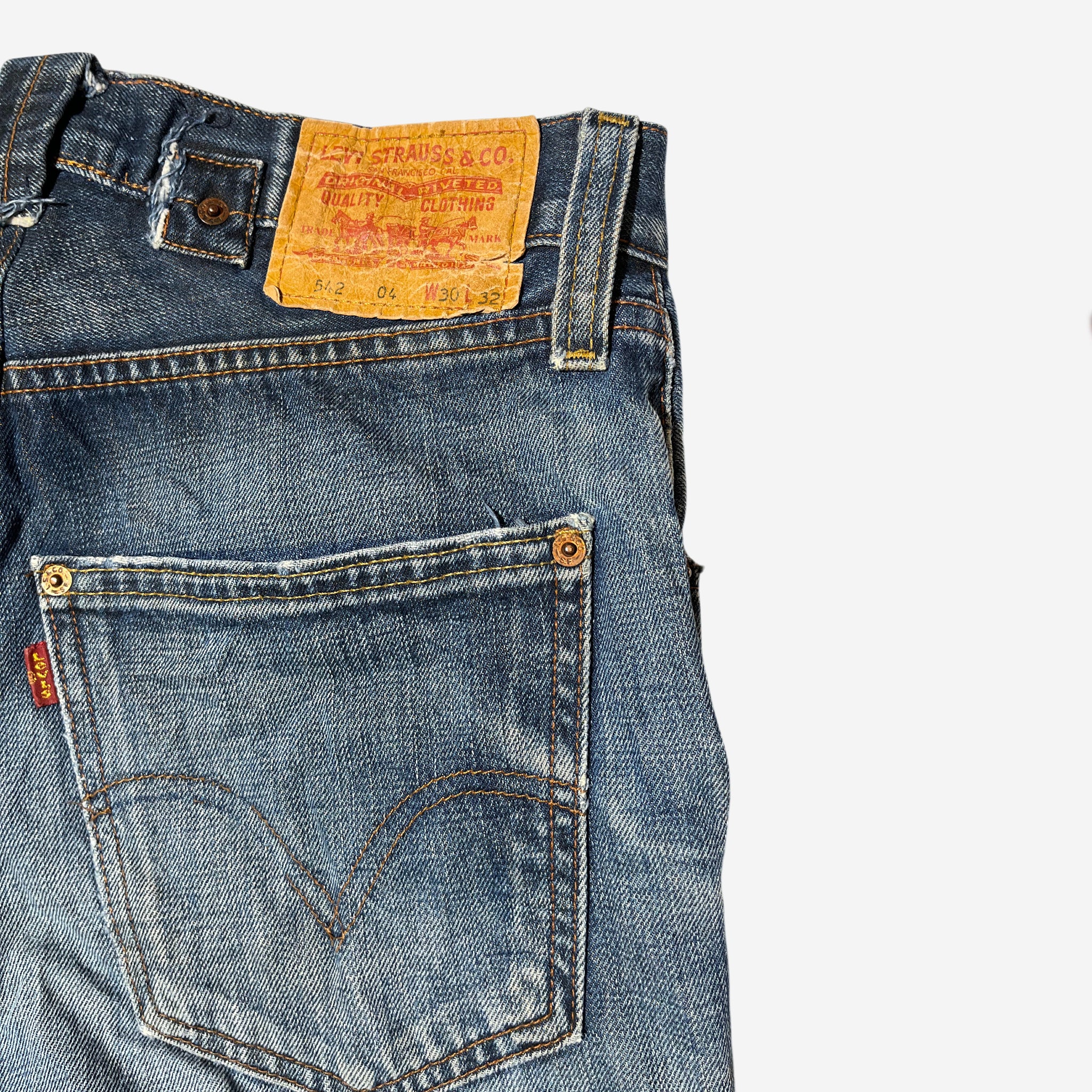 524' Vintage "Custom-Made" Flared Jeans (W30 x L32) - Evinto
