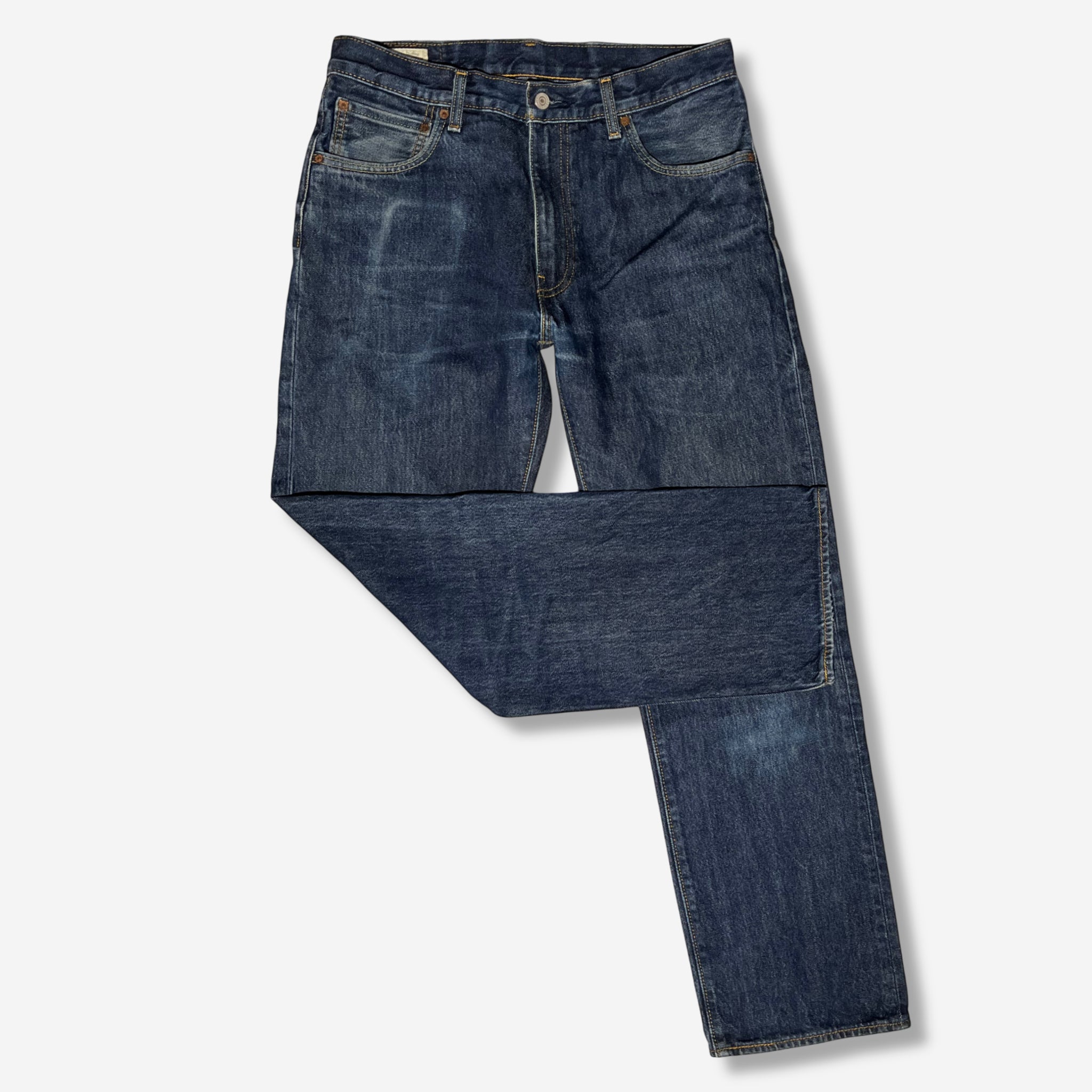 555' Relaxed Straight Fit Jeans (W33 x L32)
