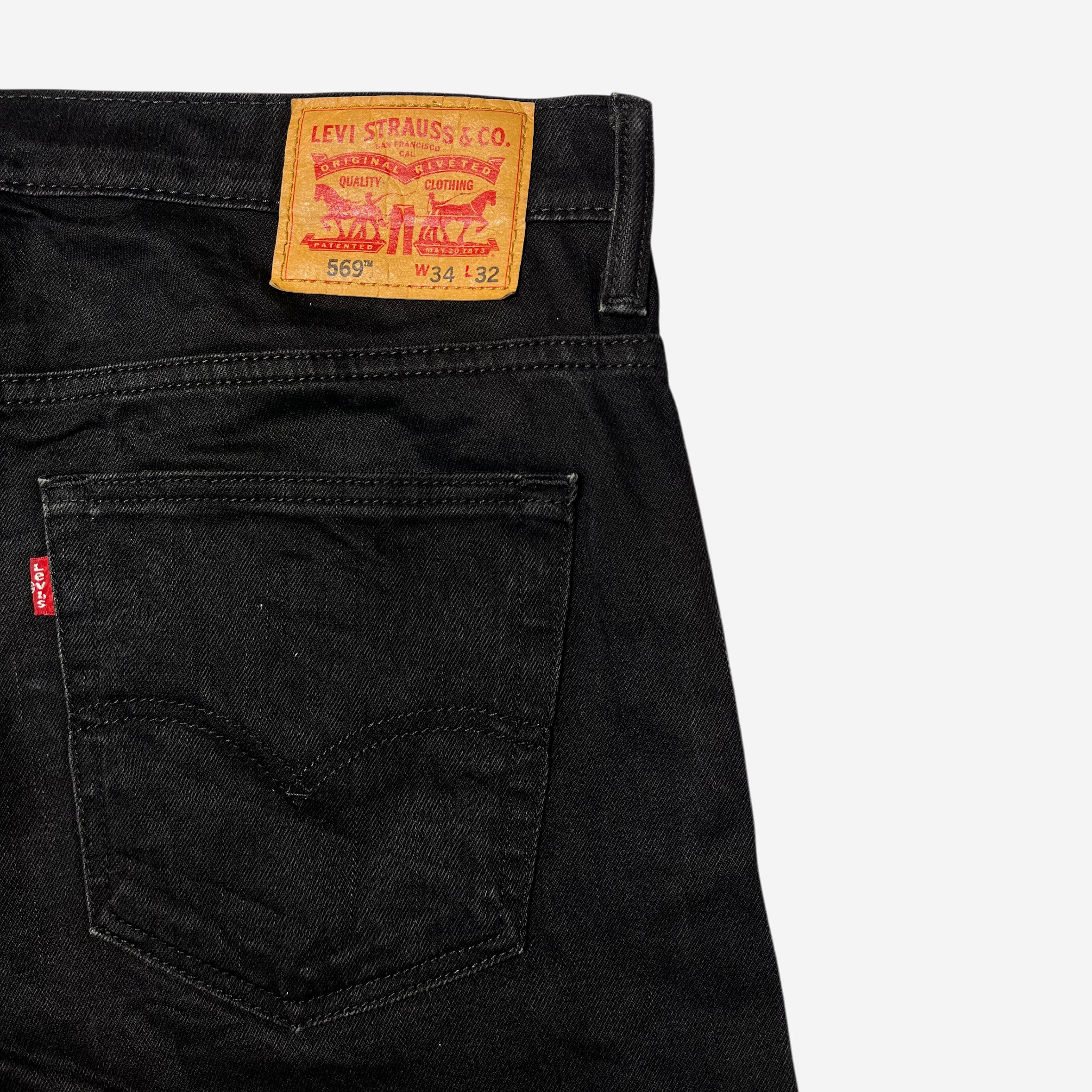 569' Loose Straight Fit Jeans (W34 x L32)