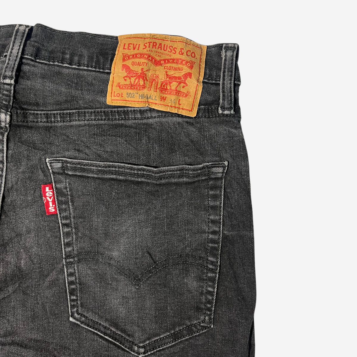 502' Tapered Fit Jeans (W34 x L30)