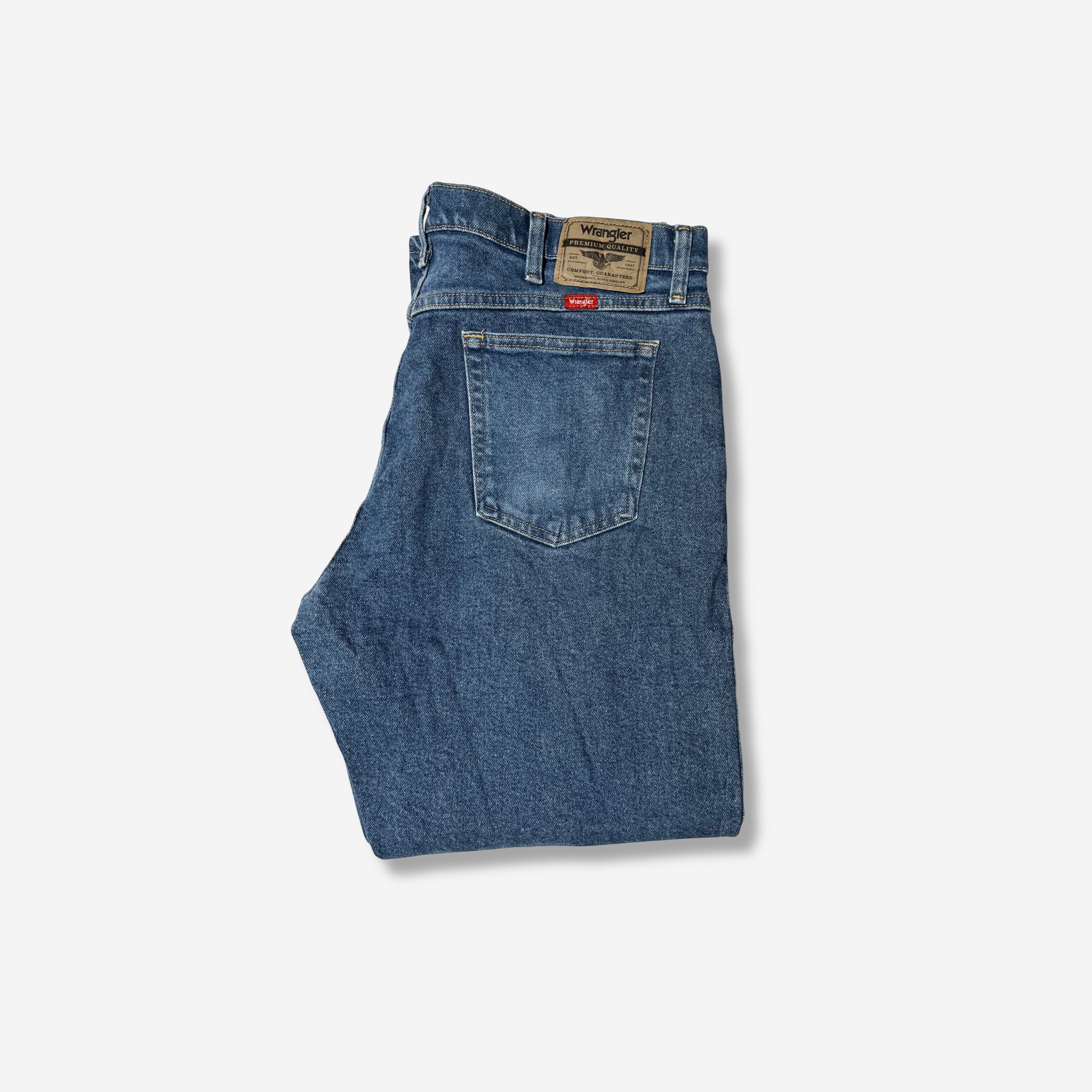 Relaxed Straight Fit Jeans (W36 x L29) - Evinto